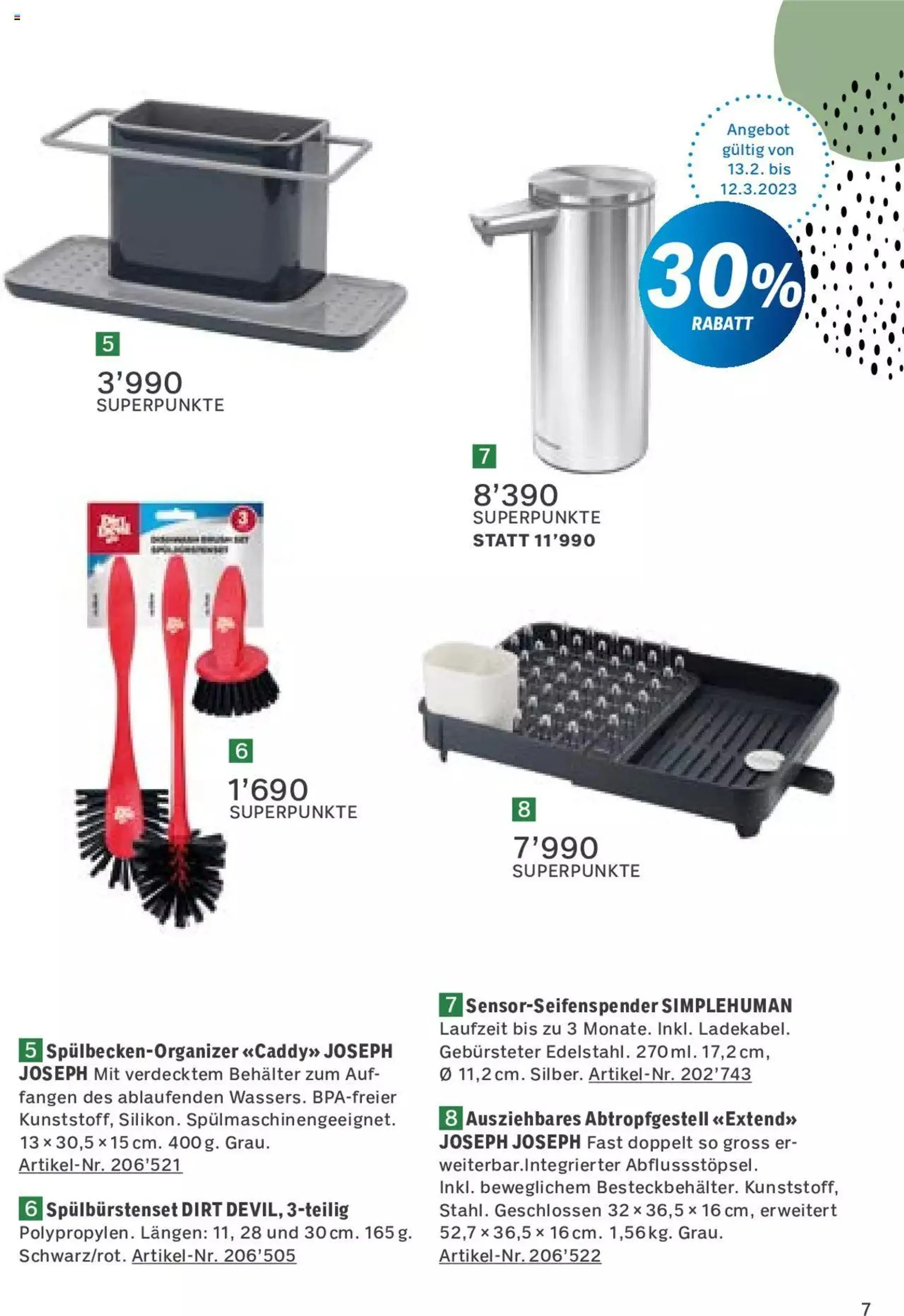 Coop - Pack den Frühling an von 14. Februar bis 31. Dezember 2023 - Prospekt seite  7