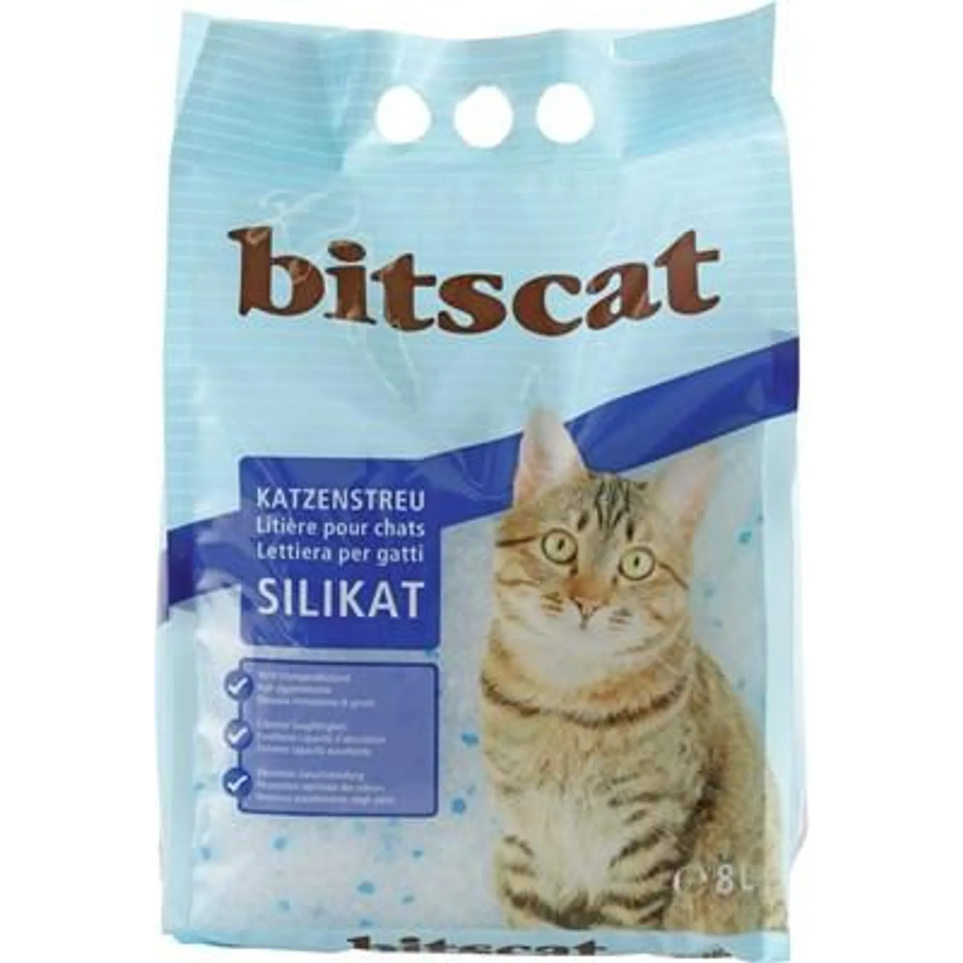 Katzenstreu Silikat bitscat 8 l