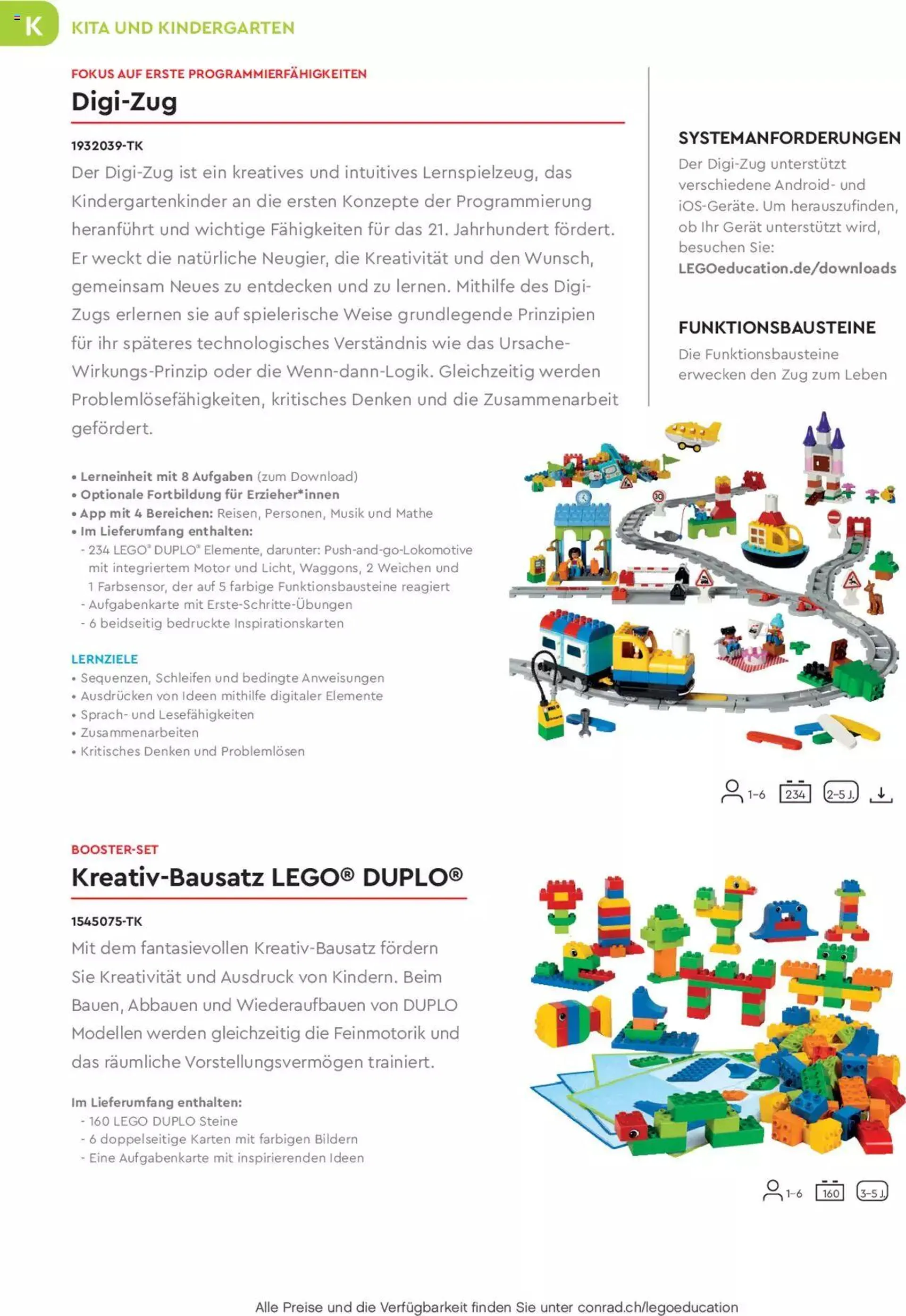 Conrad - Lego Education Lernkonzepte von 6. April bis 31. Dezember 2023 - Prospekt seite  22