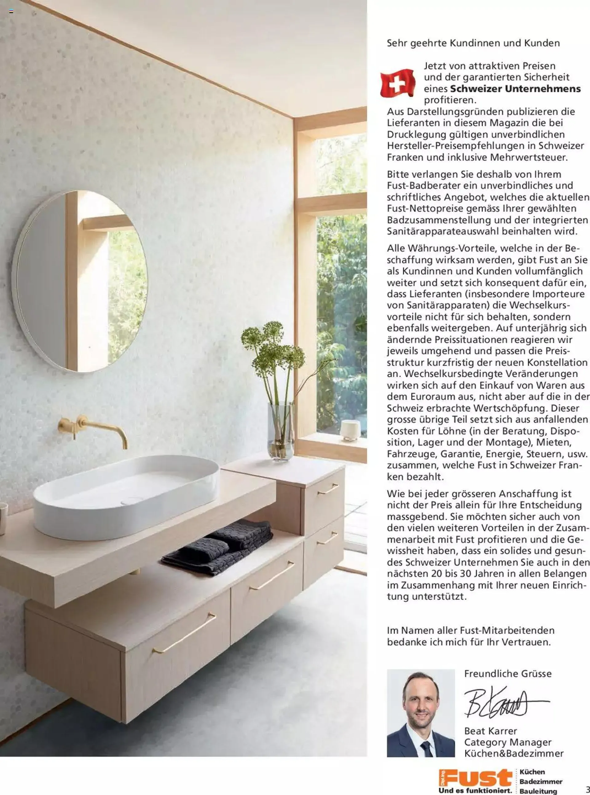 Fust Aktionen Badezimmermagazin von 17. April bis 31. Dezember 2024 - Prospekt seite  3