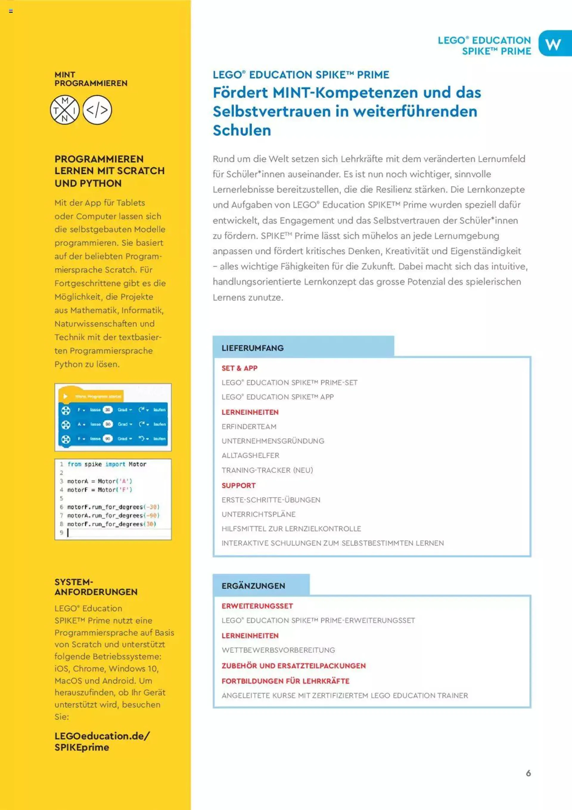 Conrad - Lego Education Lernkonzepte von 6. April bis 31. Dezember 2023 - Prospekt seite  7