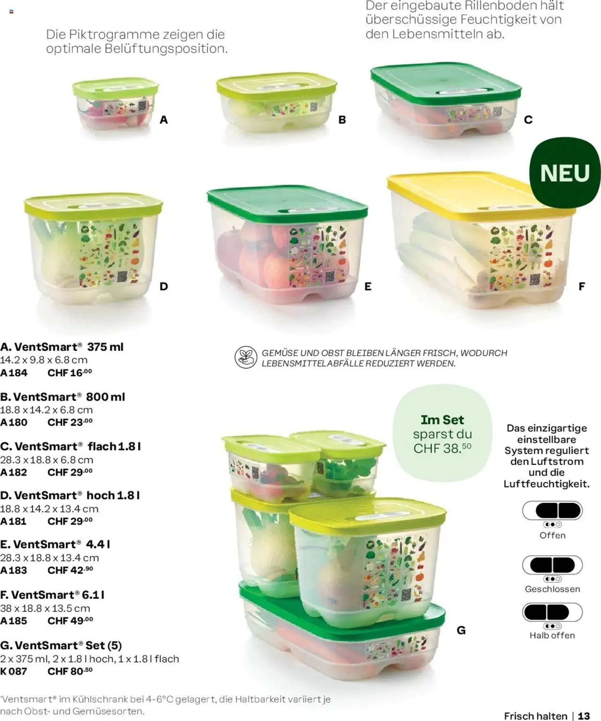 Tupperware Aktionen Herbst / Winter 2024/25 von 2. September bis 31. Dezember 2024 - Prospekt seite  13