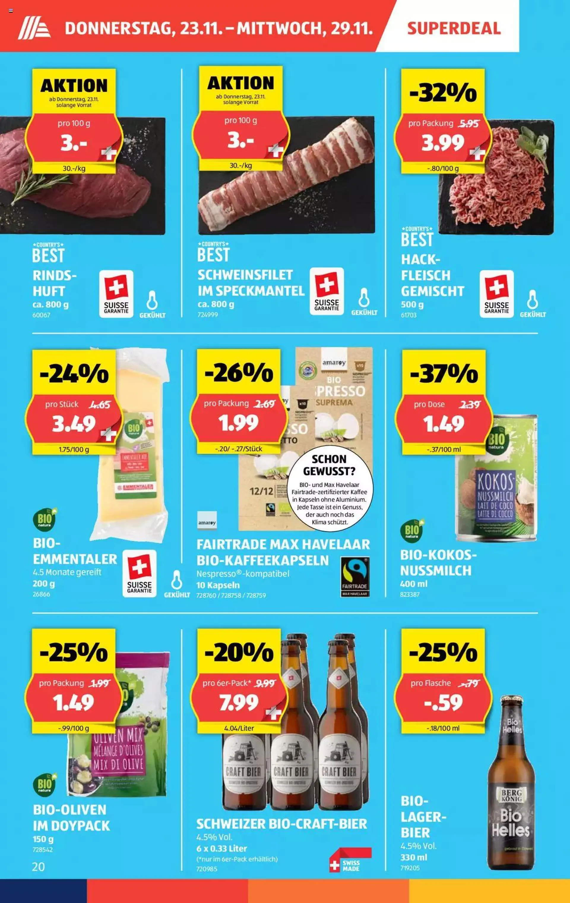 Aldi Black Week Deals von 23. November bis 29. November 2023 - Prospekt seite  20