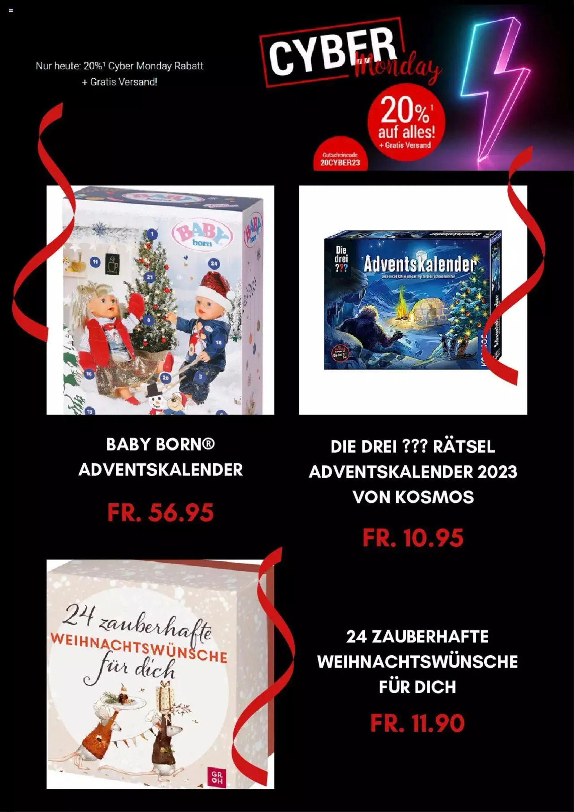 Weltbild Cyber Monday von 27. November bis 27. November 2023 - Prospekt seite  3
