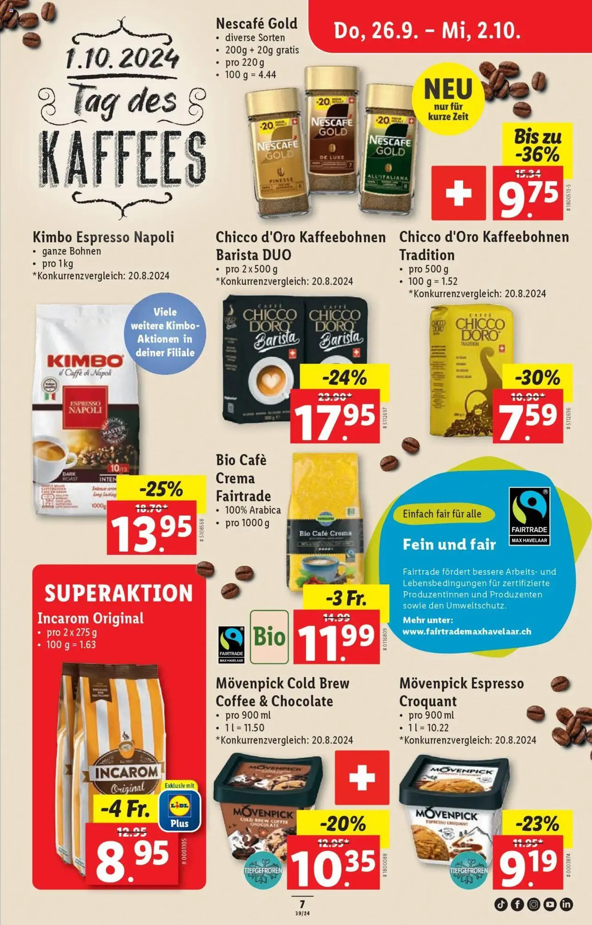 Lidl Aktionen von 26. September bis 2. Oktober 2024 - Prospekt seite  7