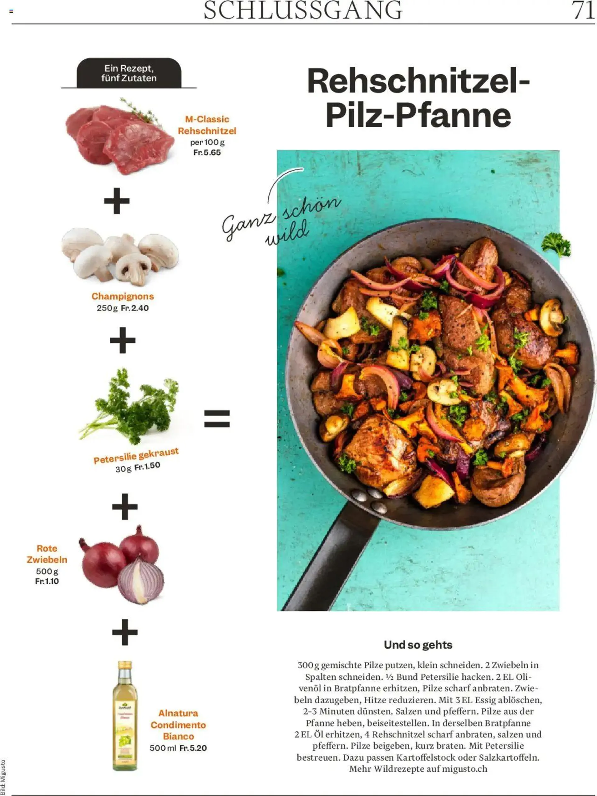 Migros - Magazin von 14. Oktober bis 20. Oktober 2024 - Prospekt seite  71