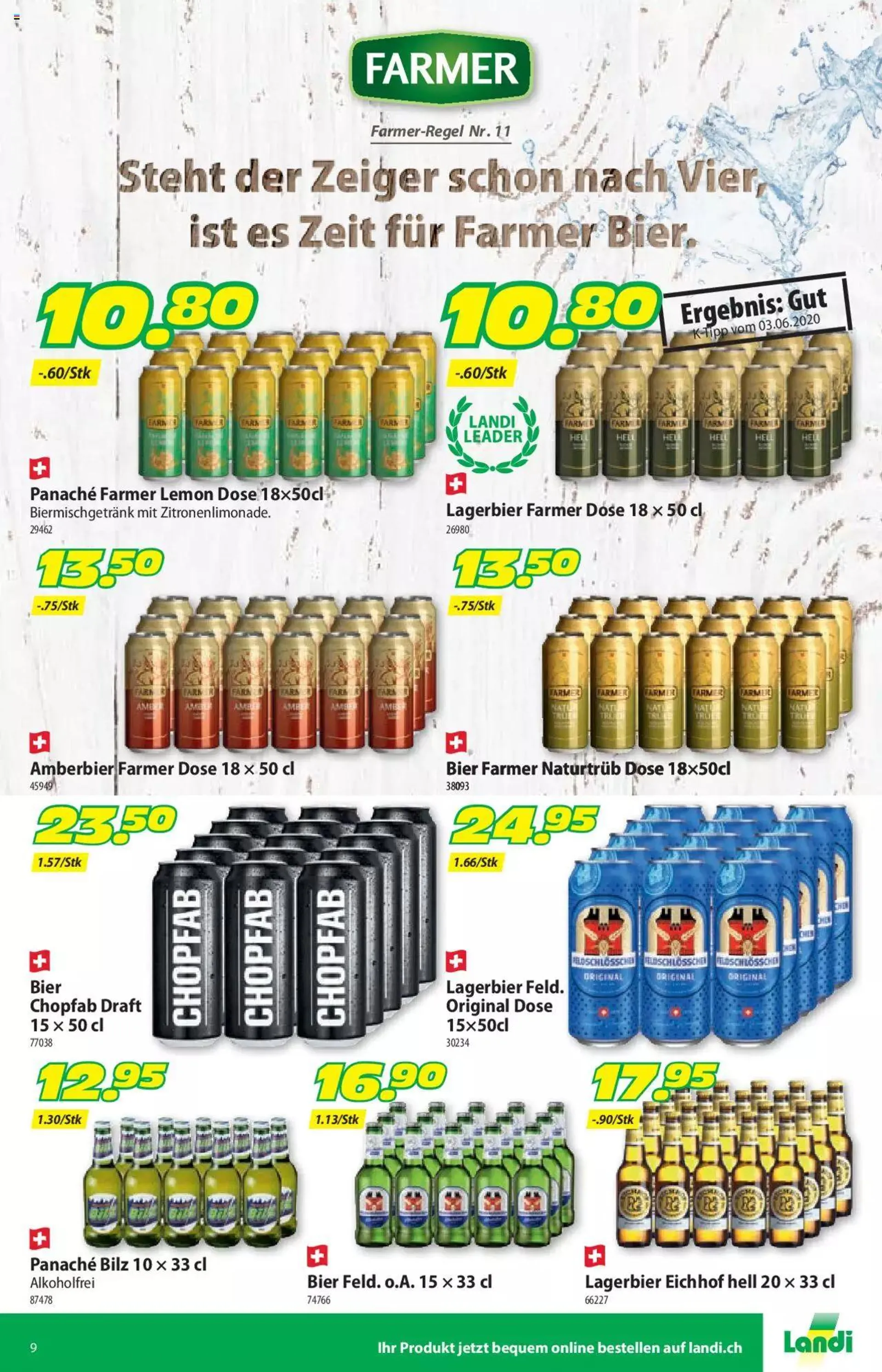 Landi - Aktueller Prospekt von 23. Januar bis 31. Dezember 2023 - Prospekt seite  9