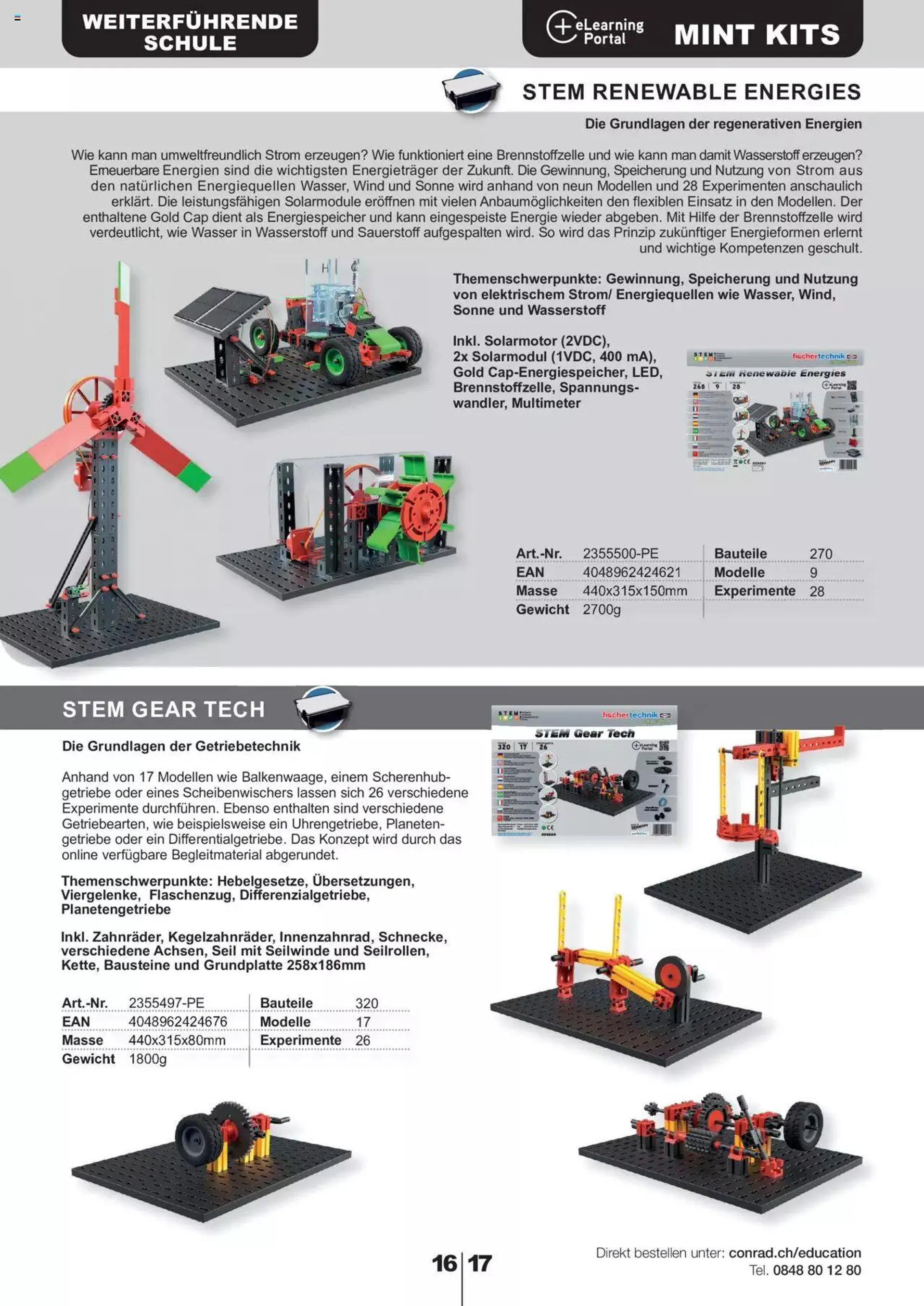 Conrad - Fischertechnik Education von 21. Februar bis 31. Dezember 2023 - Prospekt seite  17