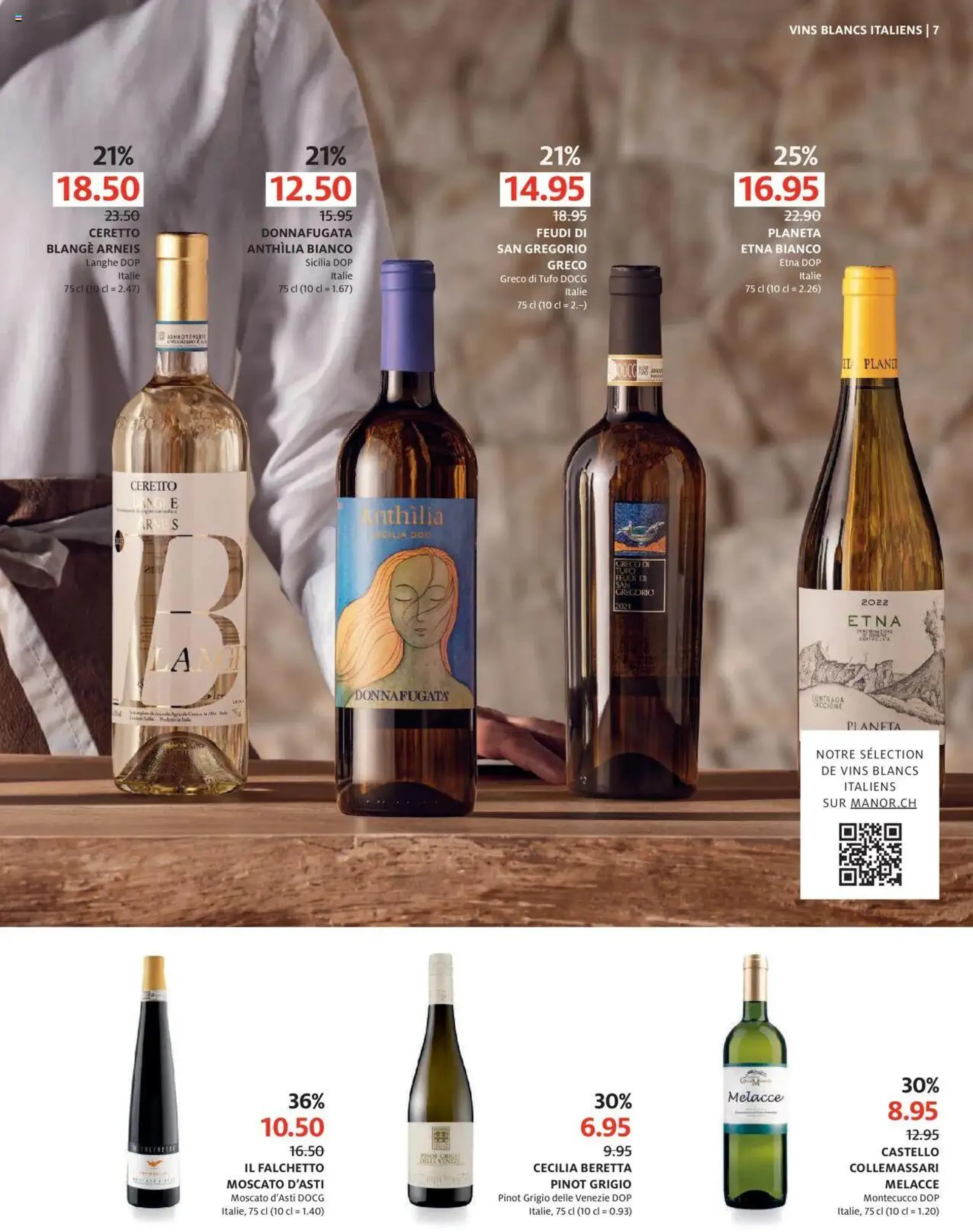 Manor Catalogue des vins von 8. September bis 6. Oktober 2024 - Prospekt seite  7