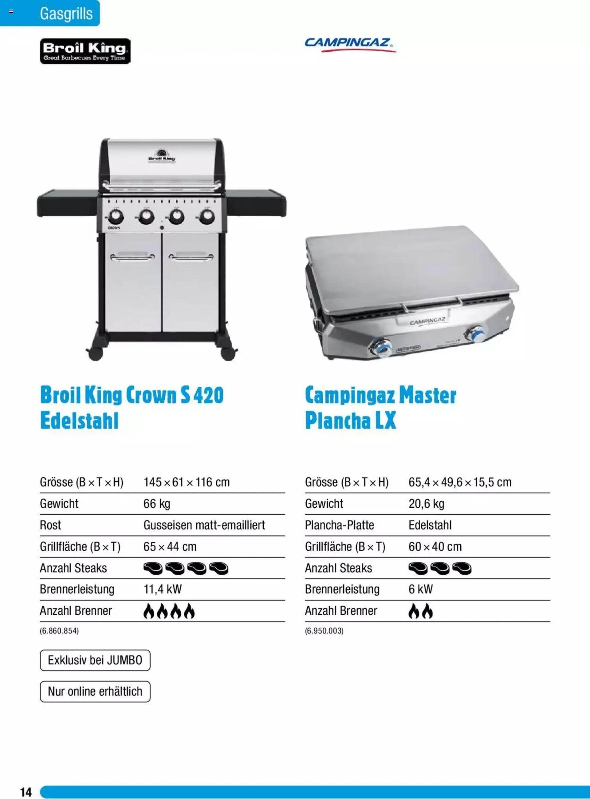 Jumbo Grosse Grillbroschure 2023 von 27. Februar bis 31. Dezember 2023 - Prospekt seite  14