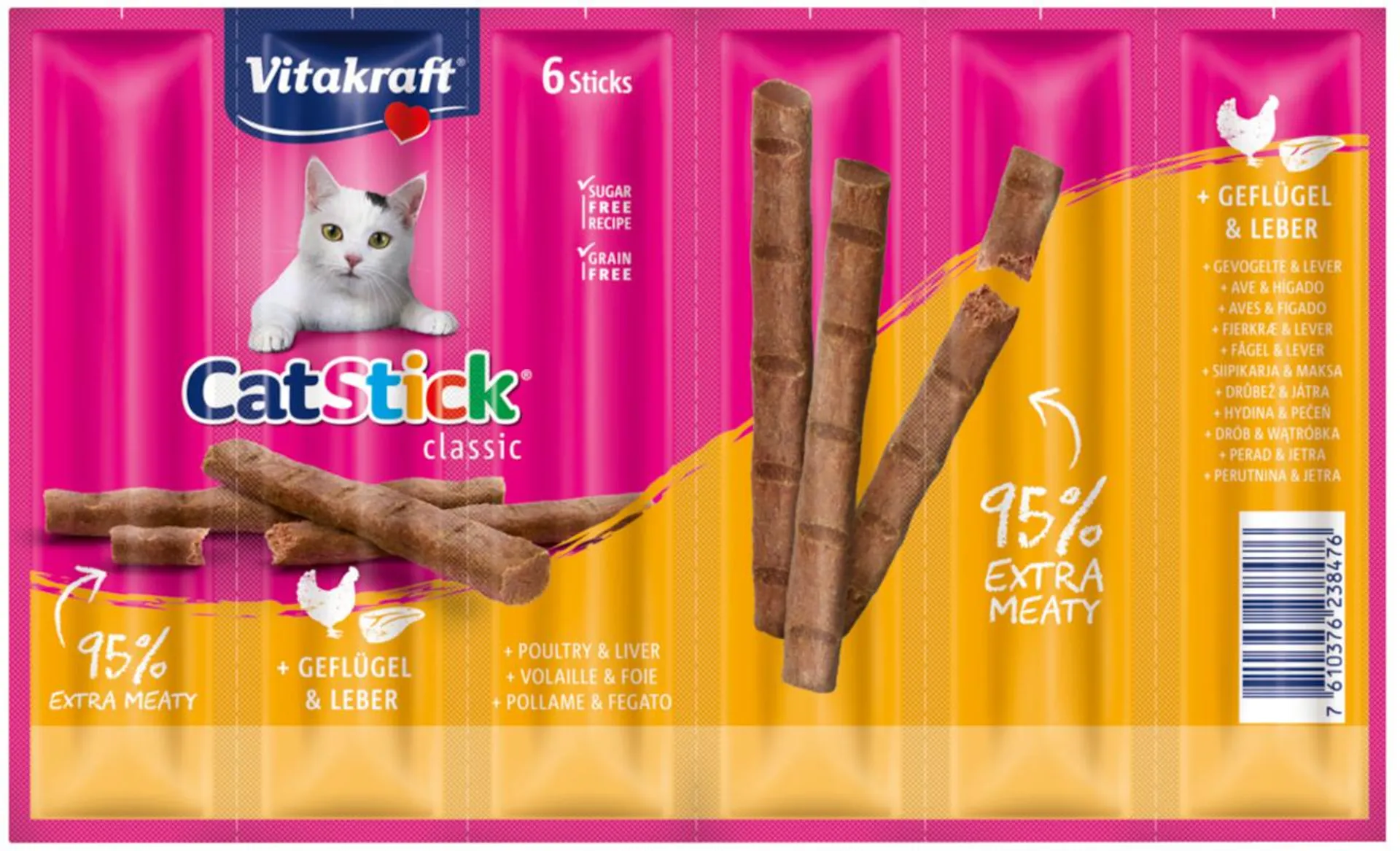 Vitakraft CatStick mini Geflügel & Leber