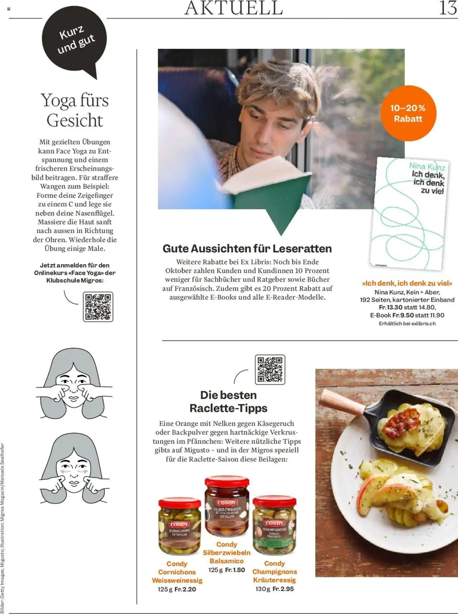 Migros - Magazin von 14. Oktober bis 20. Oktober 2024 - Prospekt seite  13