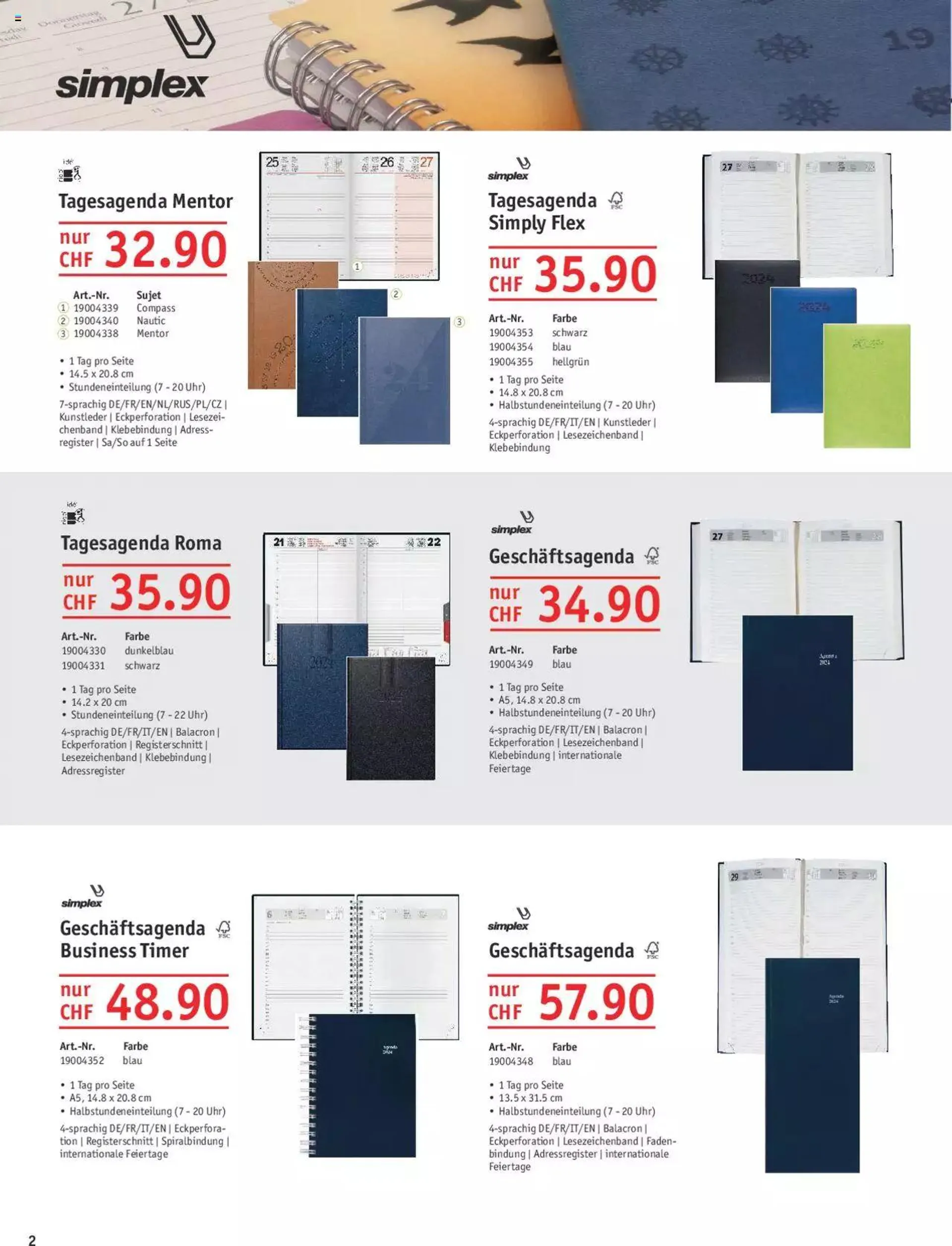 Office World Aktionen Agenden & Kalender von 27. September bis 31. Dezember 2023 - Prospekt seite  2