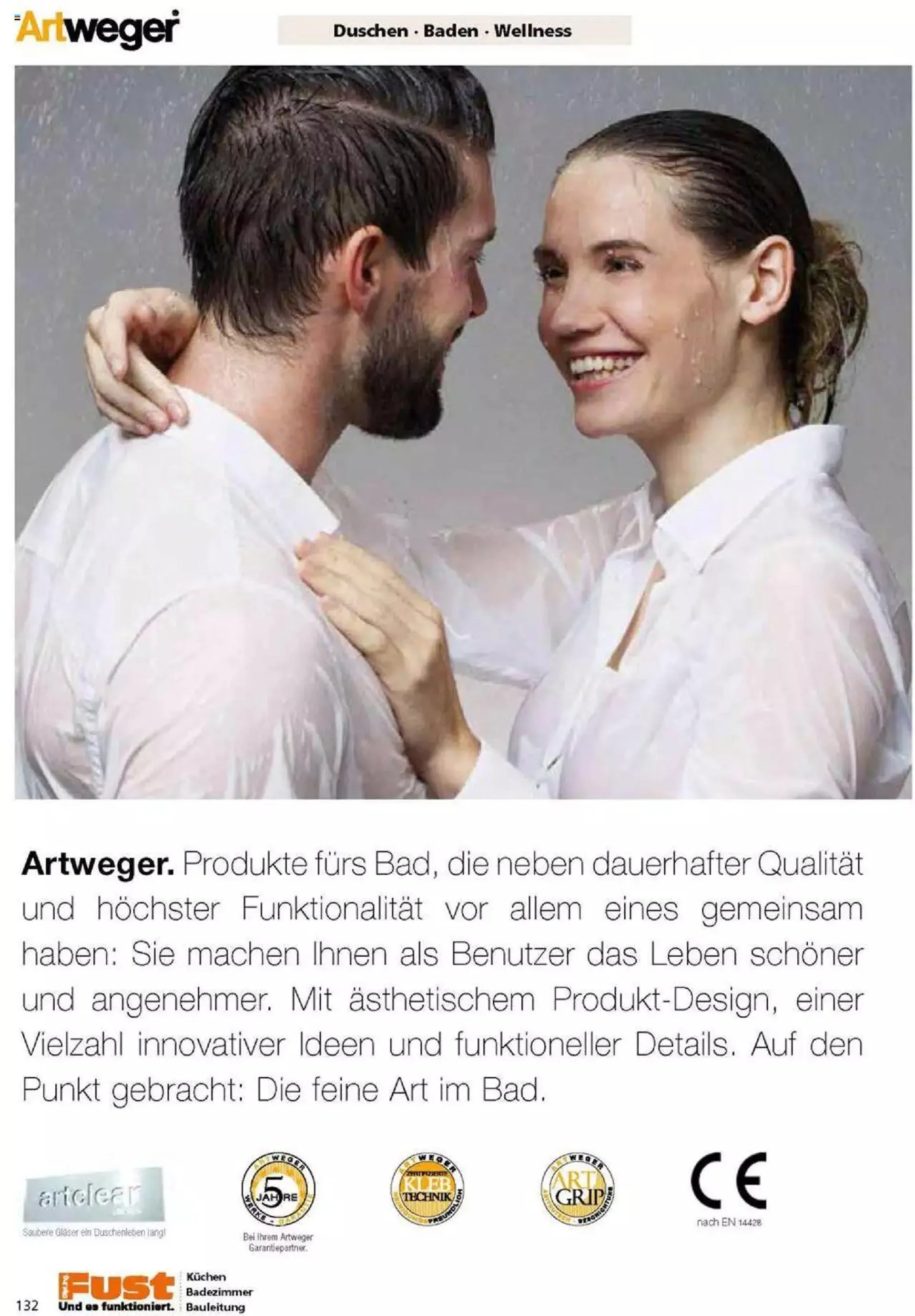 Fust Badezimmermagazin von 17. April bis 31. Dezember 2023 - Prospekt seite  132