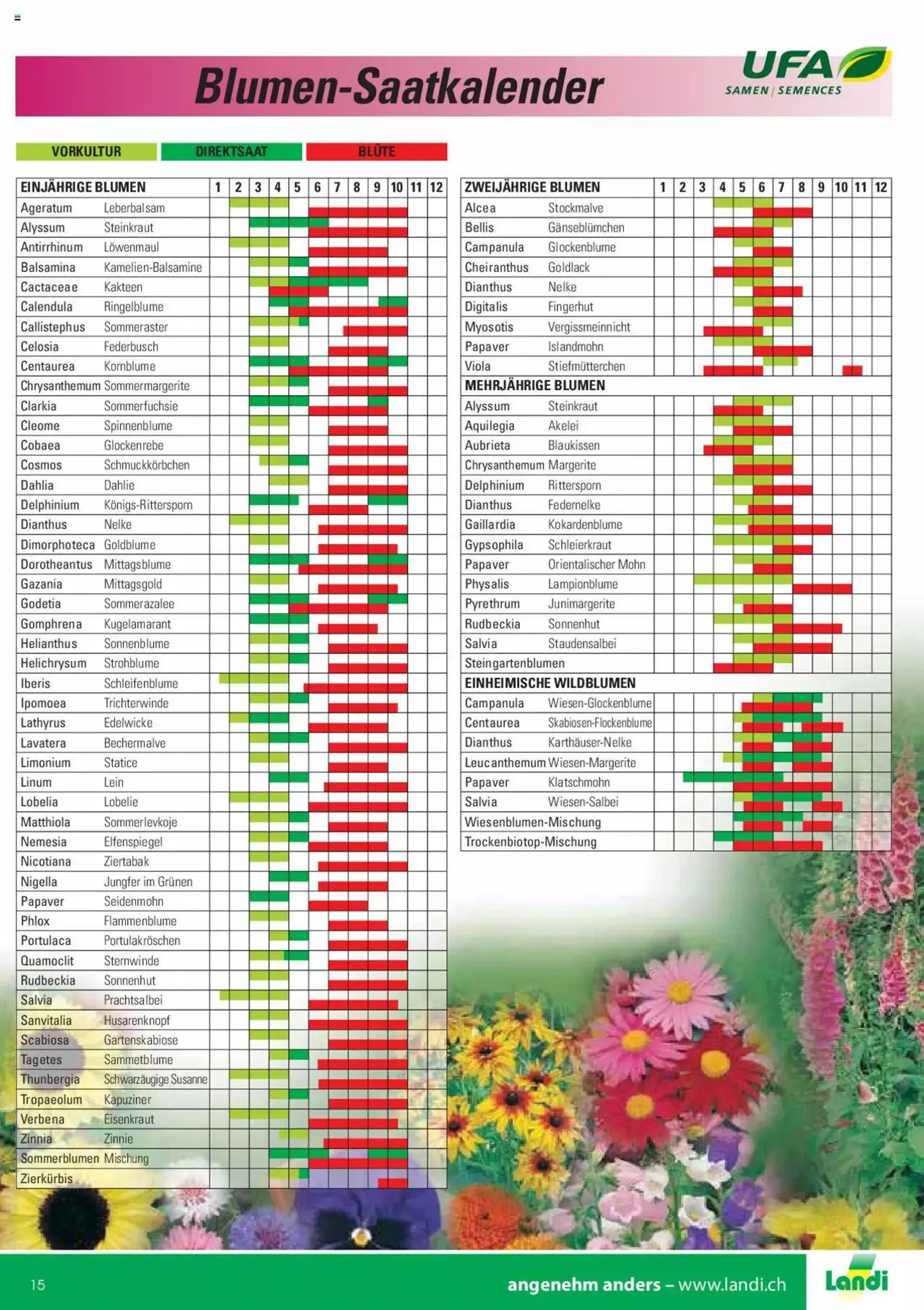 Landi - Gartensamen 2022 von 12. Januar bis 31. Dezember 2023 - Prospekt seite  15