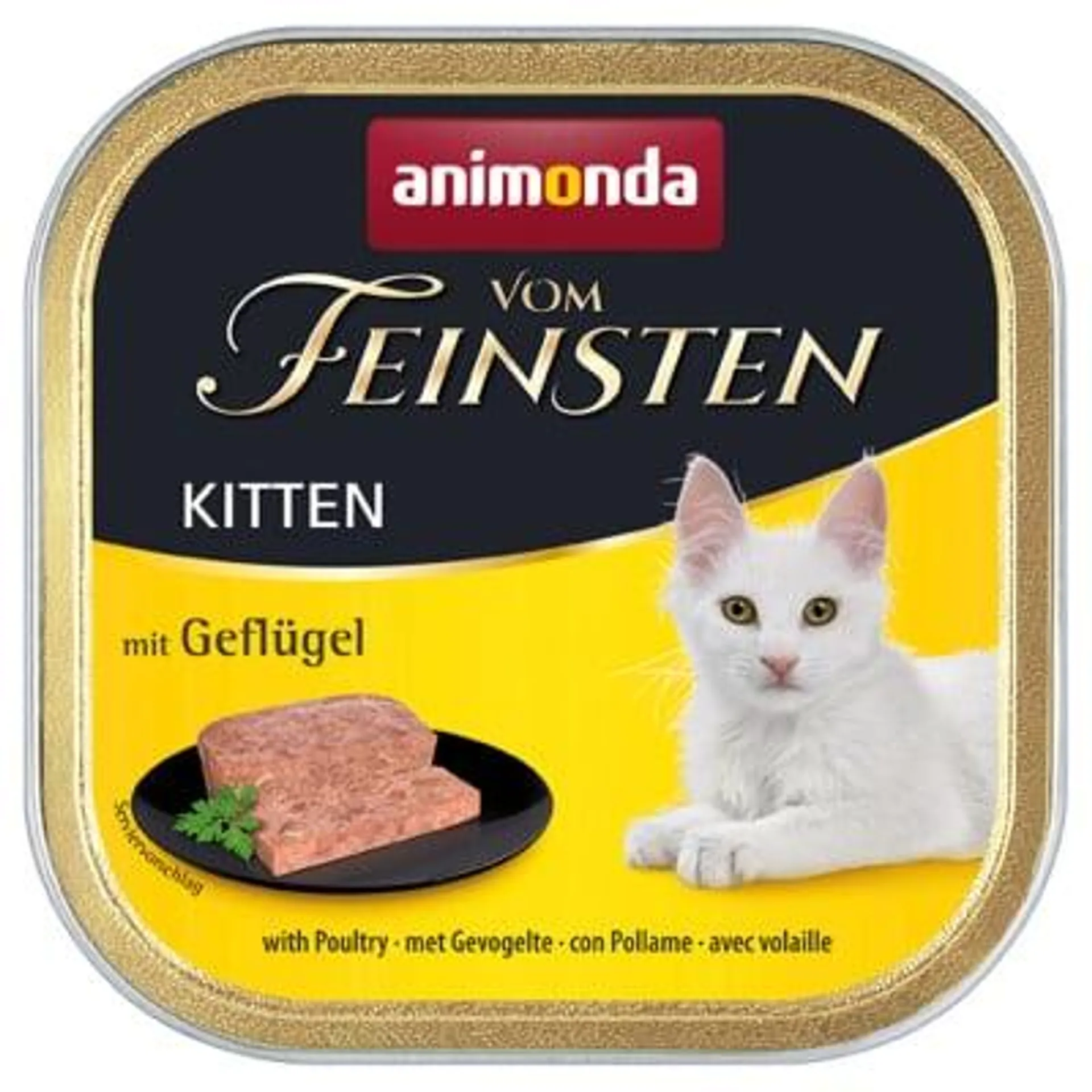 animonda Vom Feinsten KITTEN mit Geflügel 32x100g