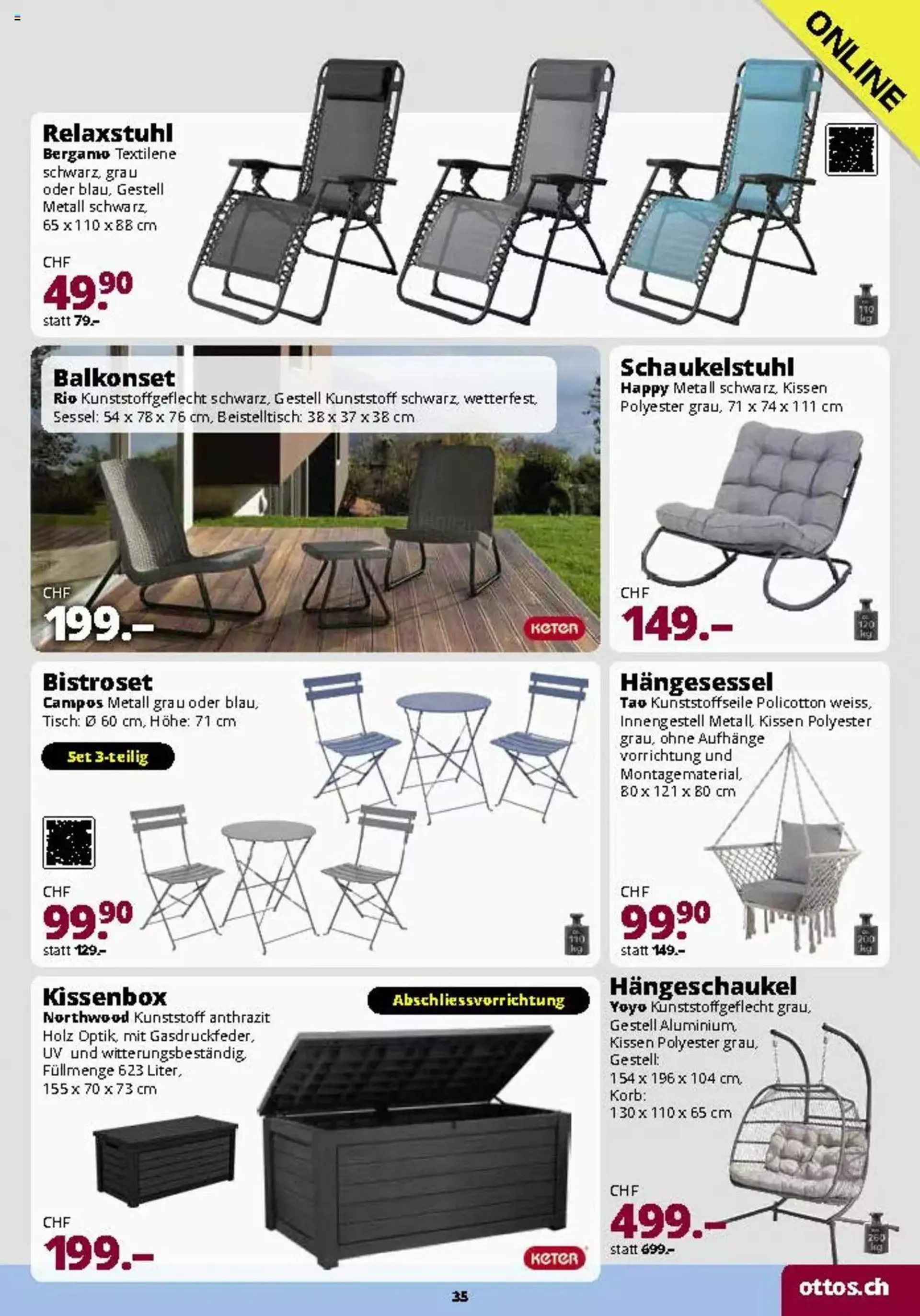 Otto's Online Katalog von 18. März bis 31. Dezember 2024 - Prospekt seite  35