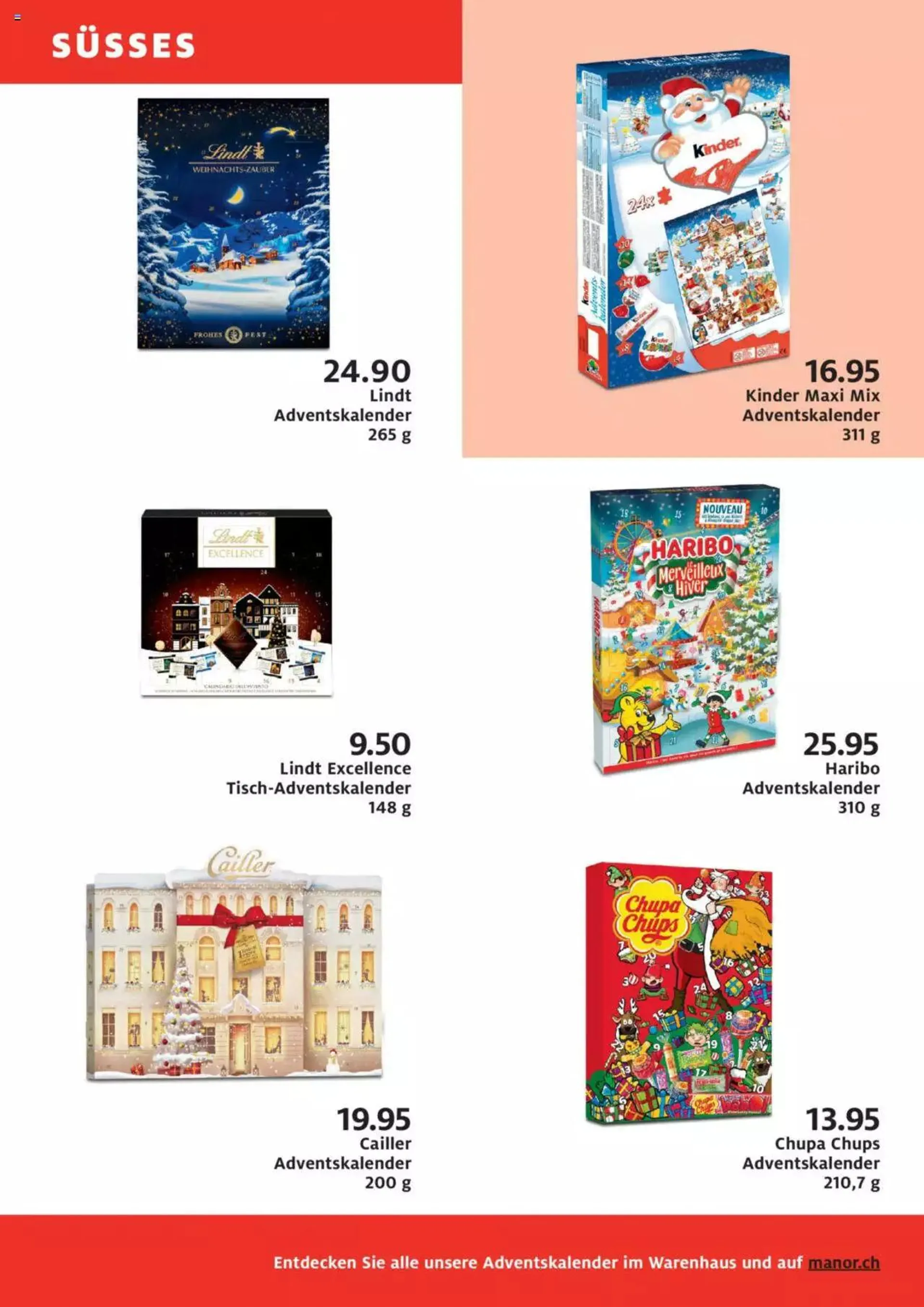 Manor Adventskalender von 19. Oktober bis 31. Dezember 2023 - Prospekt seite  6