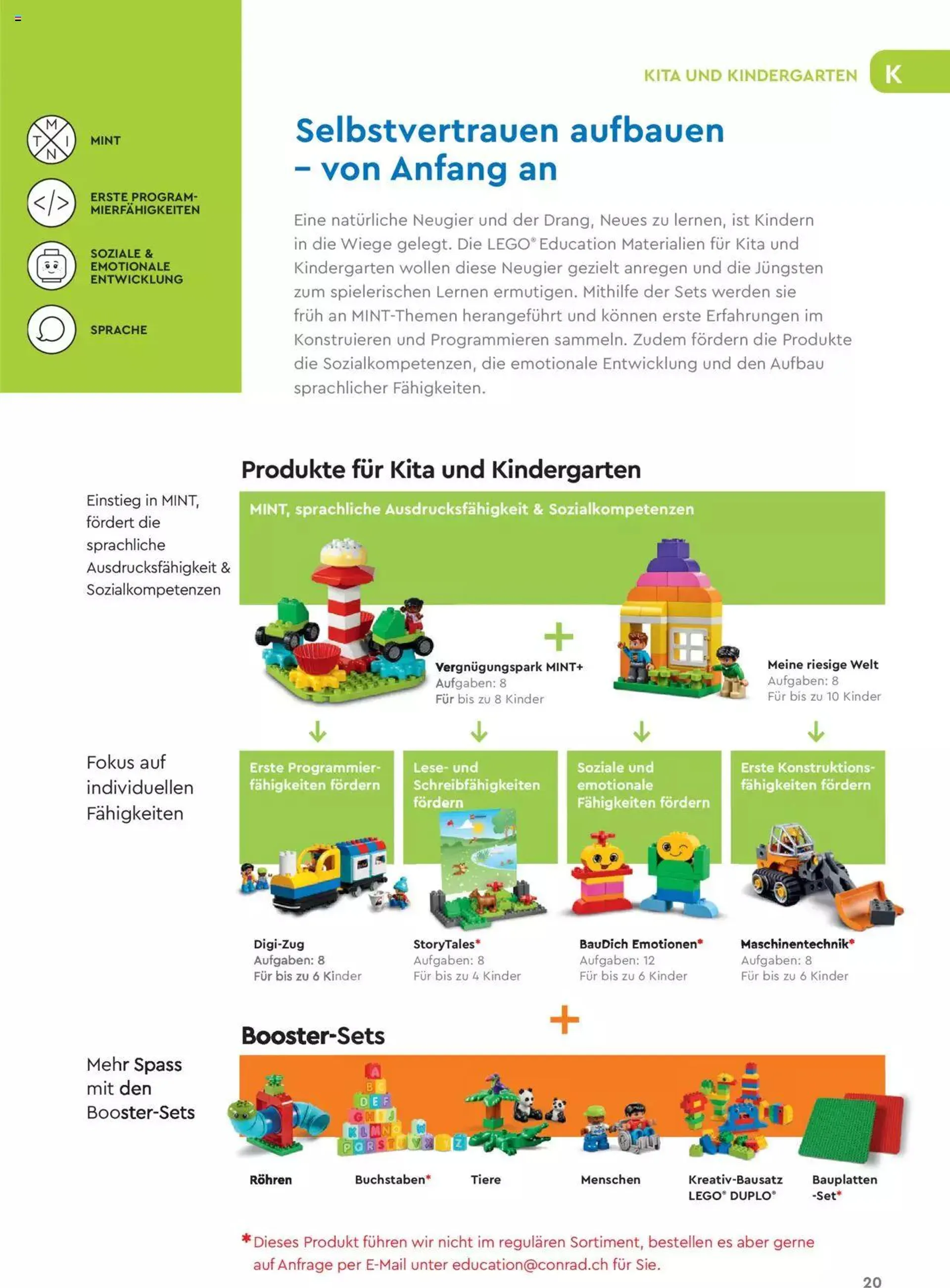 Conrad - Lego Education Lernkonzepte von 1. Januar bis 31. Dezember 2023 - Prospekt seite  21