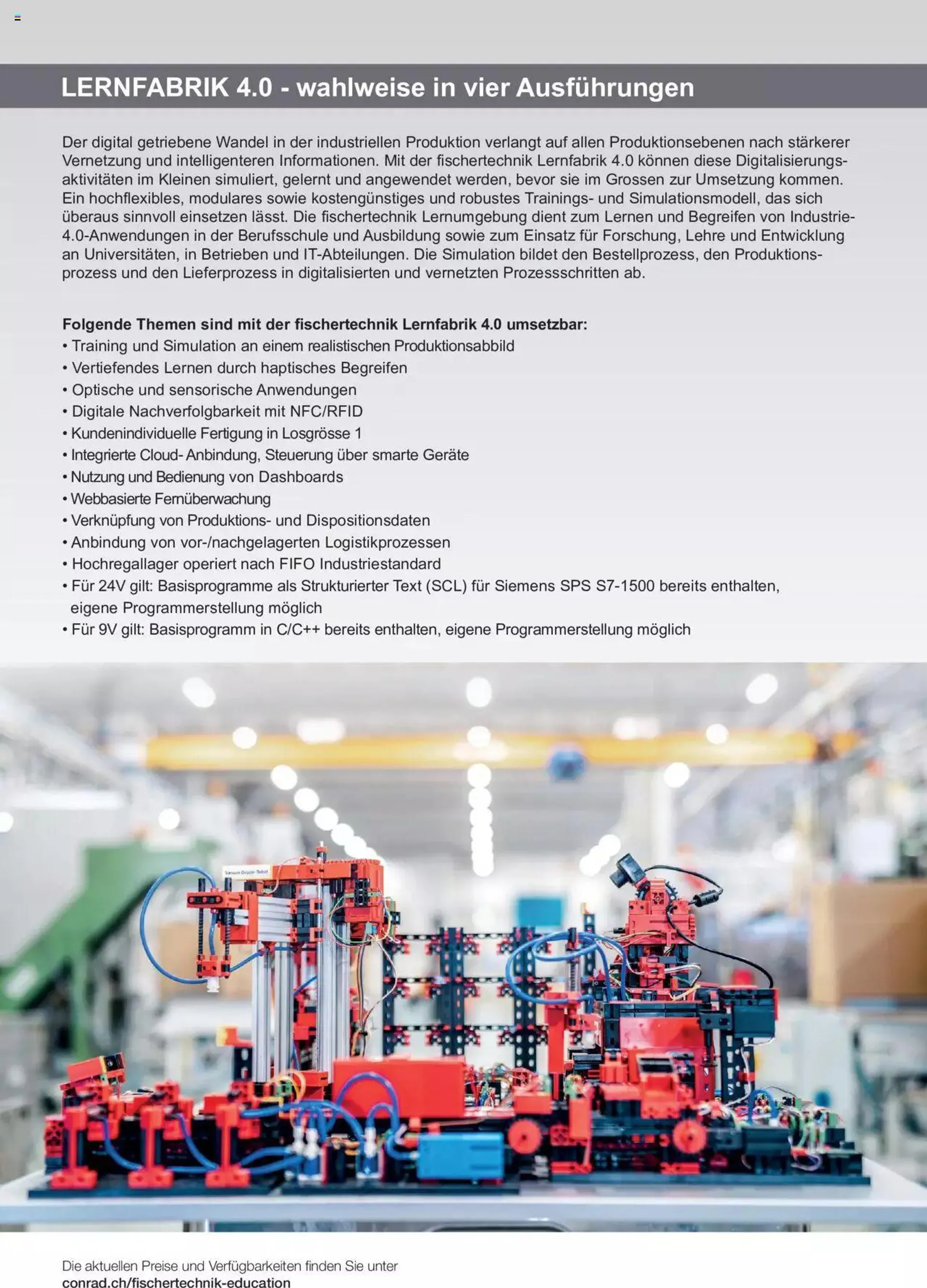 Conrad - Fischertechnik Education von 21. Februar bis 31. Dezember 2023 - Prospekt seite  18