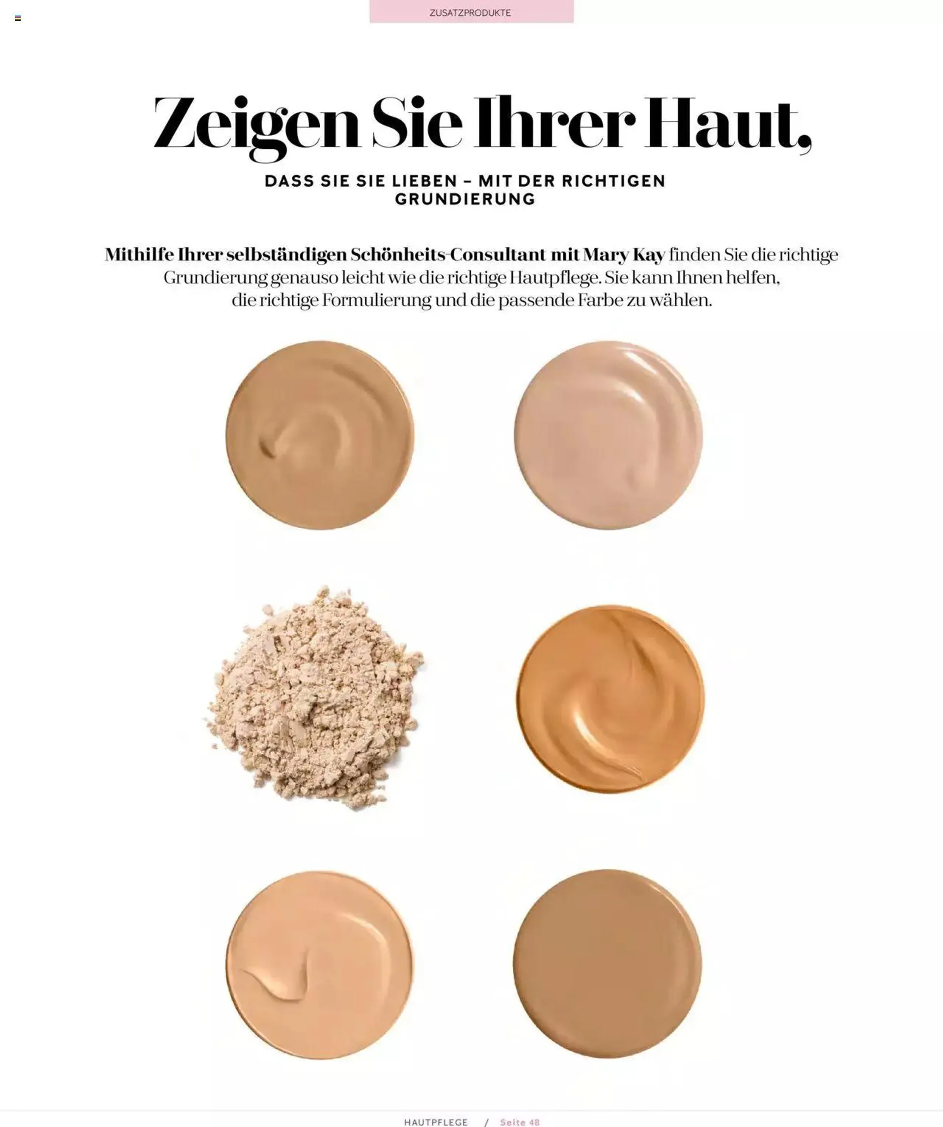 Mary Kay - Hautpflege von 1. April bis 31. Dezember 2023 - Prospekt seite  48