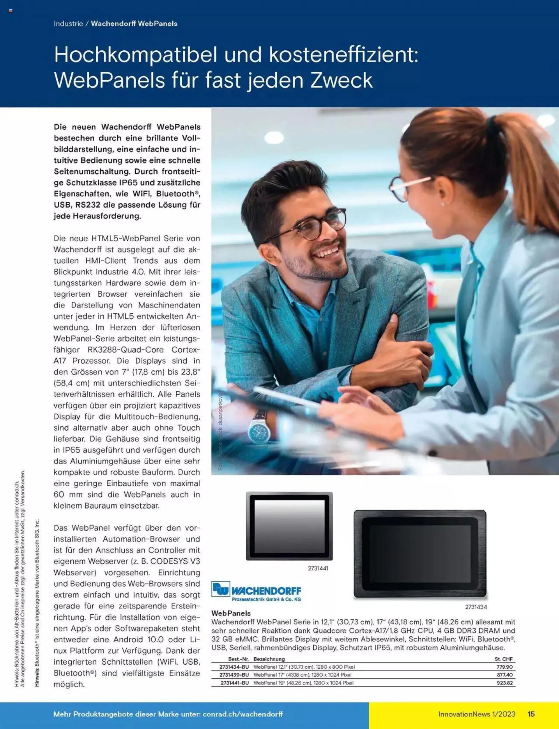 Conrad Innovation News von 24. Februar bis 31. Dezember 2023 - Prospekt seite  15