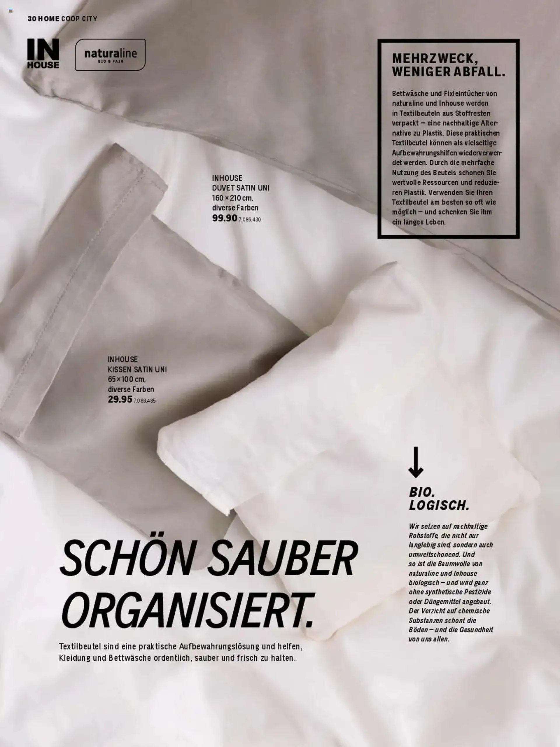 Coop City Magazin von 24. September bis 31. Dezember 2024 - Prospekt seite  30