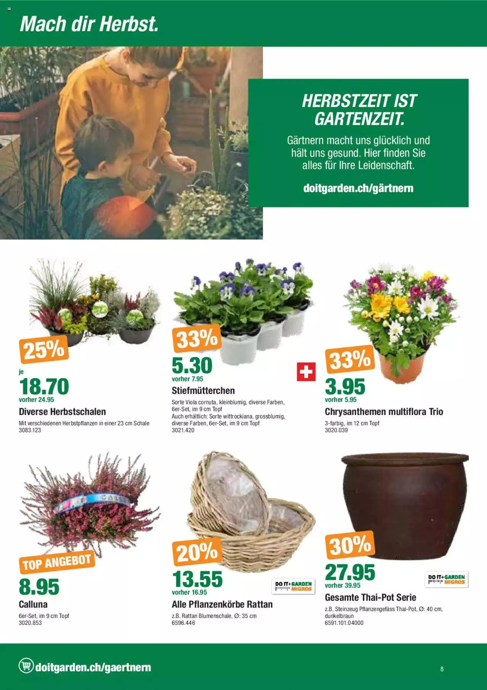 DO IT+GARDEN MIGROS Aktionen von 5. September bis 18. September 2023 - Prospekt seite  13