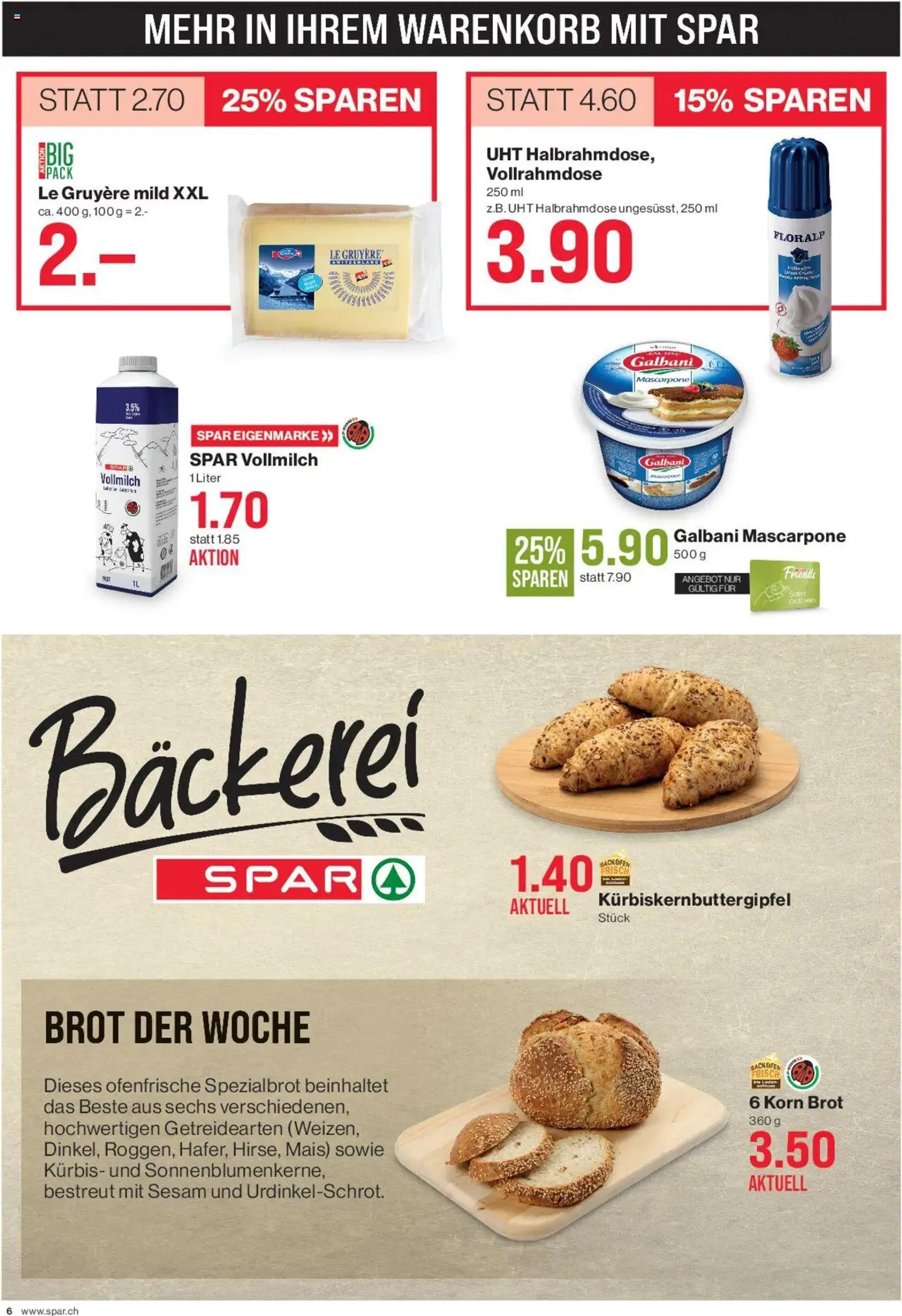 SPAR Aktionen von 24. Oktober bis 30. Oktober 2024 - Prospekt seite  6