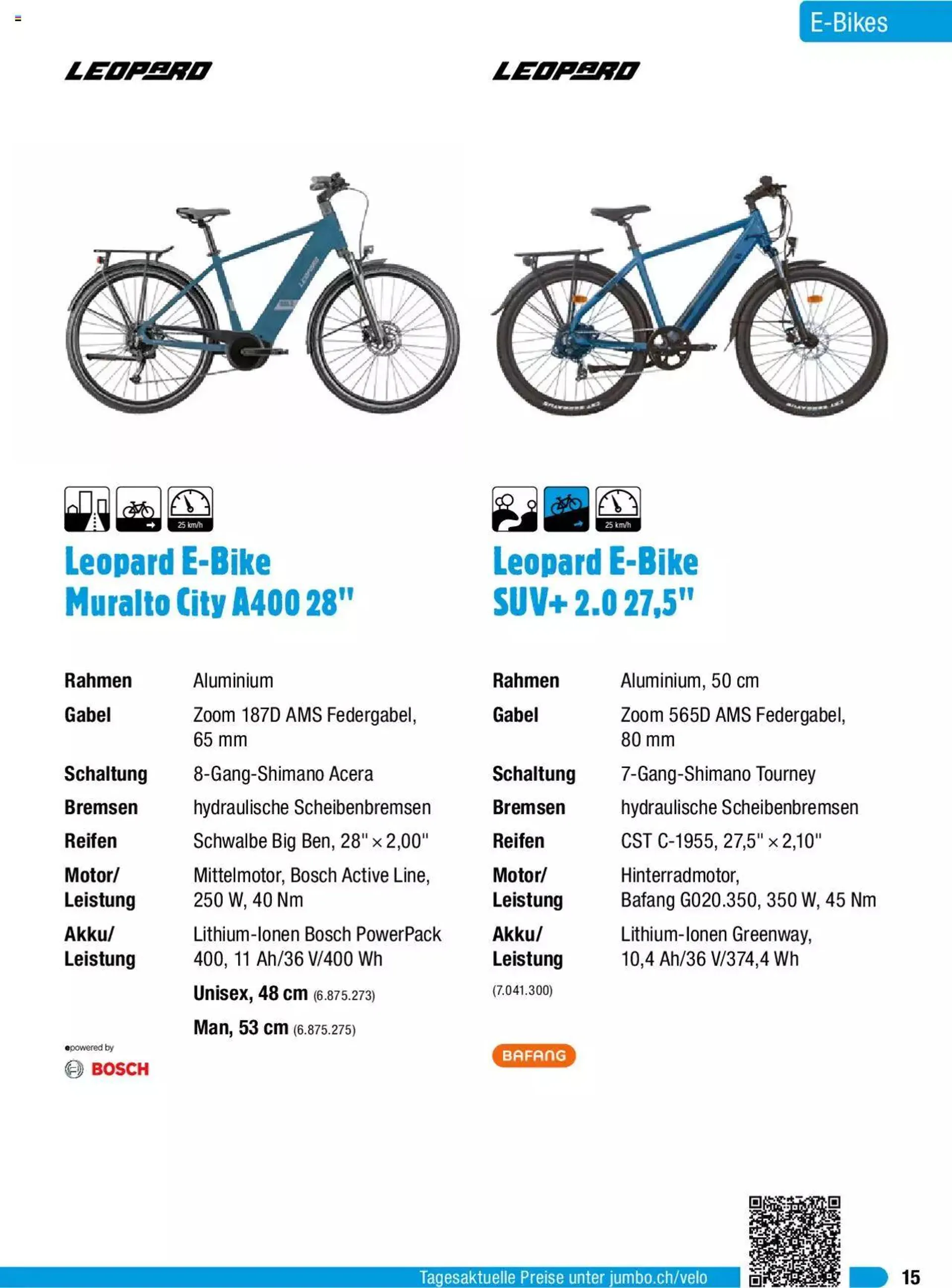 Jumbo Aktionen Dein Velo 2024 von 29. Januar bis 31. Dezember 2024 - Prospekt seite  15
