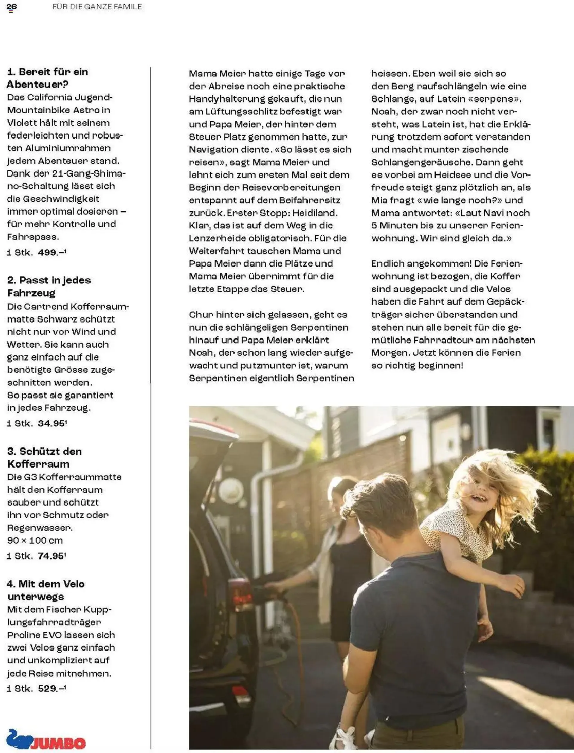 Coop Magazin Familien von 18. Juni bis 31. Dezember 2024 - Prospekt seite  26