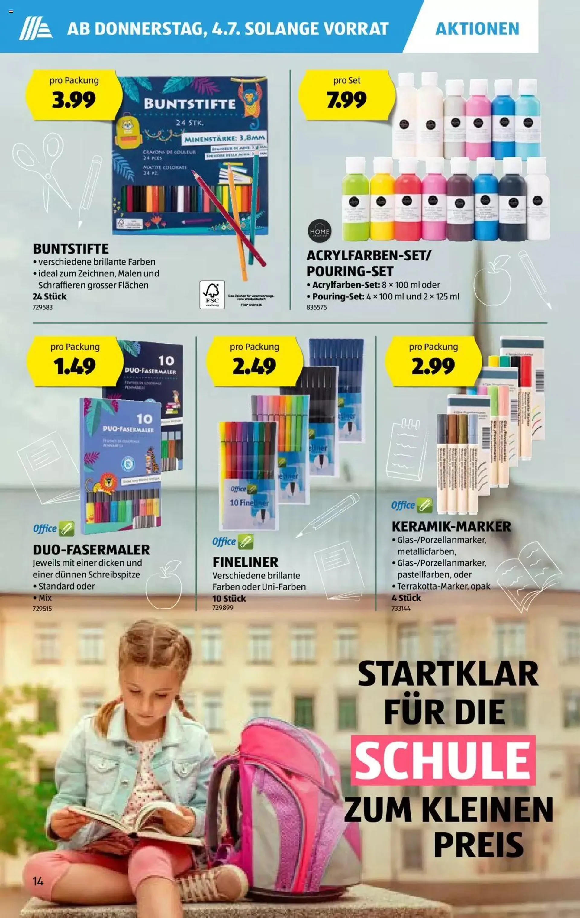 Aldi Aktionen von 4. Juli bis 10. Juli 2024 - Prospekt seite  14