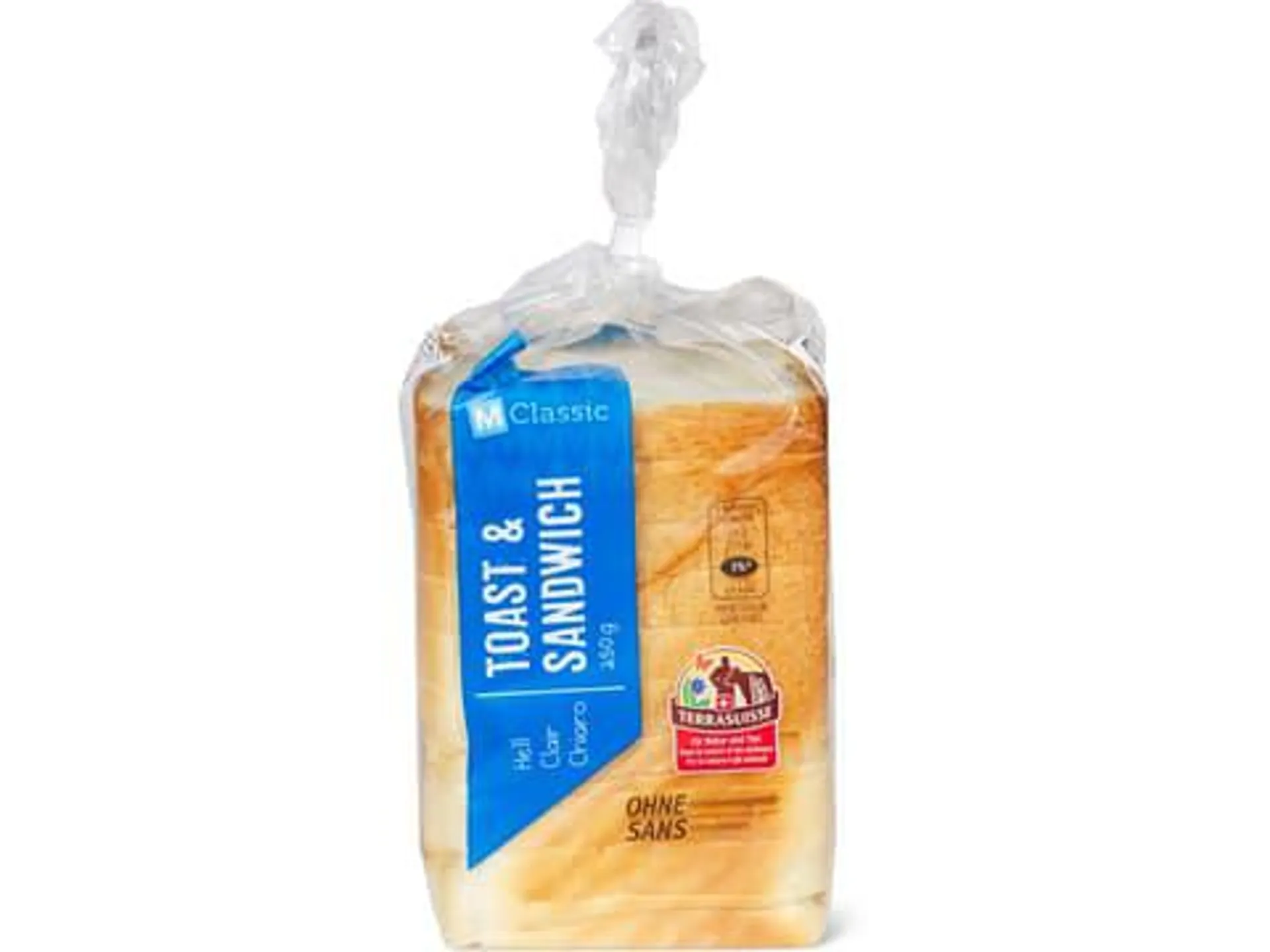 M-Classic IP-SUISSE · Toastbrot hell in Schnitten · Toast & Sandwich
