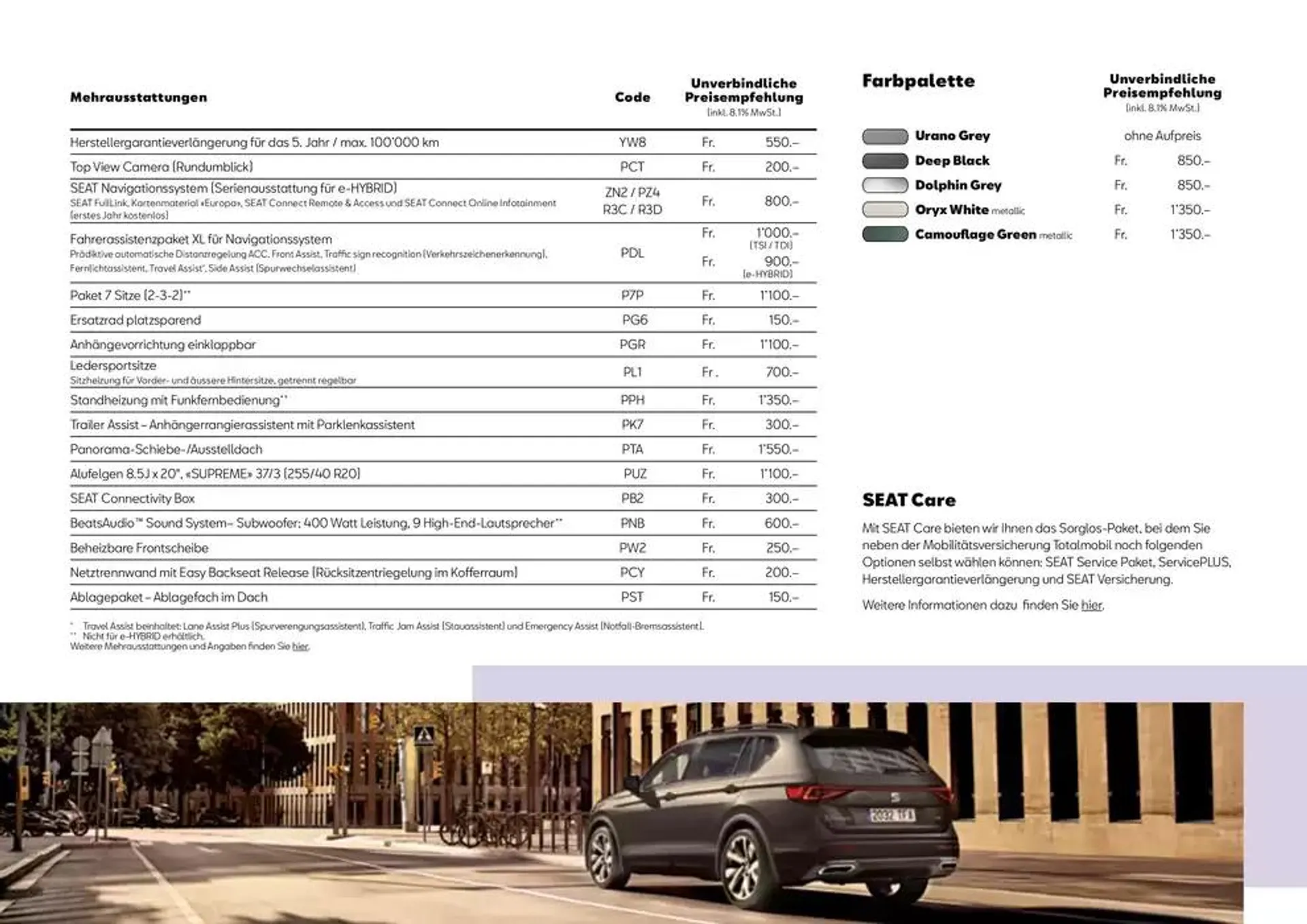 SEAT Tarraco MOVE! FR von 28. Oktober bis 11. November 2024 - Prospekt seite  4