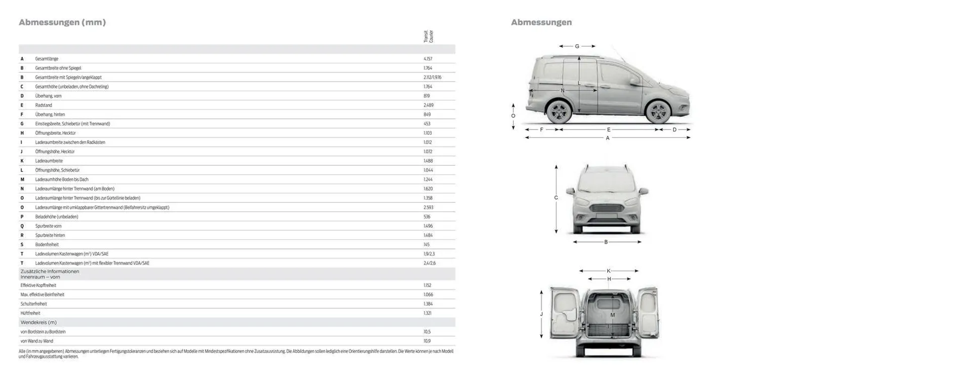 Ford Tourneo Courier von 7. November bis 7. November 2024 - Prospekt seite  8