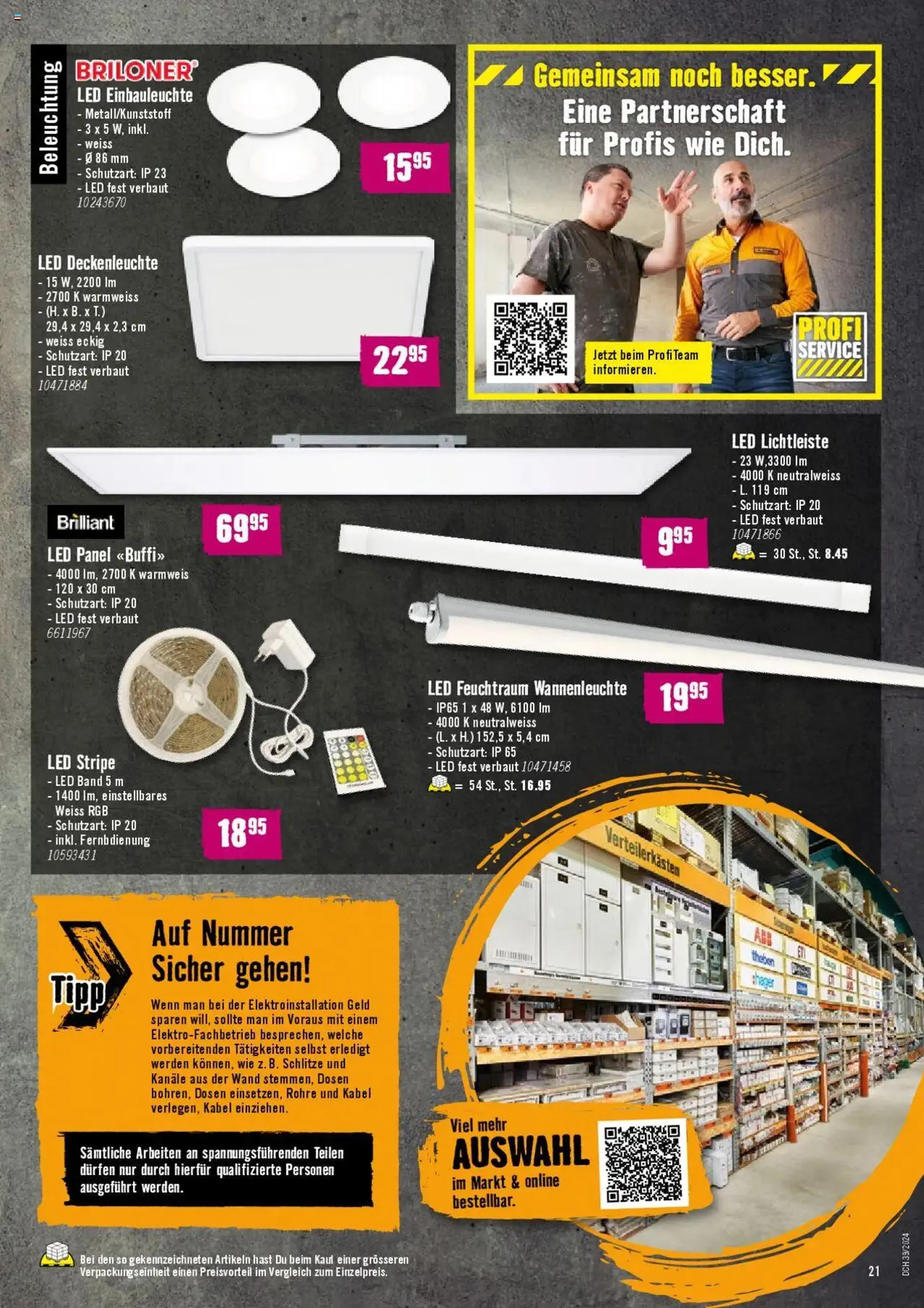 Hornbach Aktionen von 24. September bis 21. Oktober 2024 - Prospekt seite  21