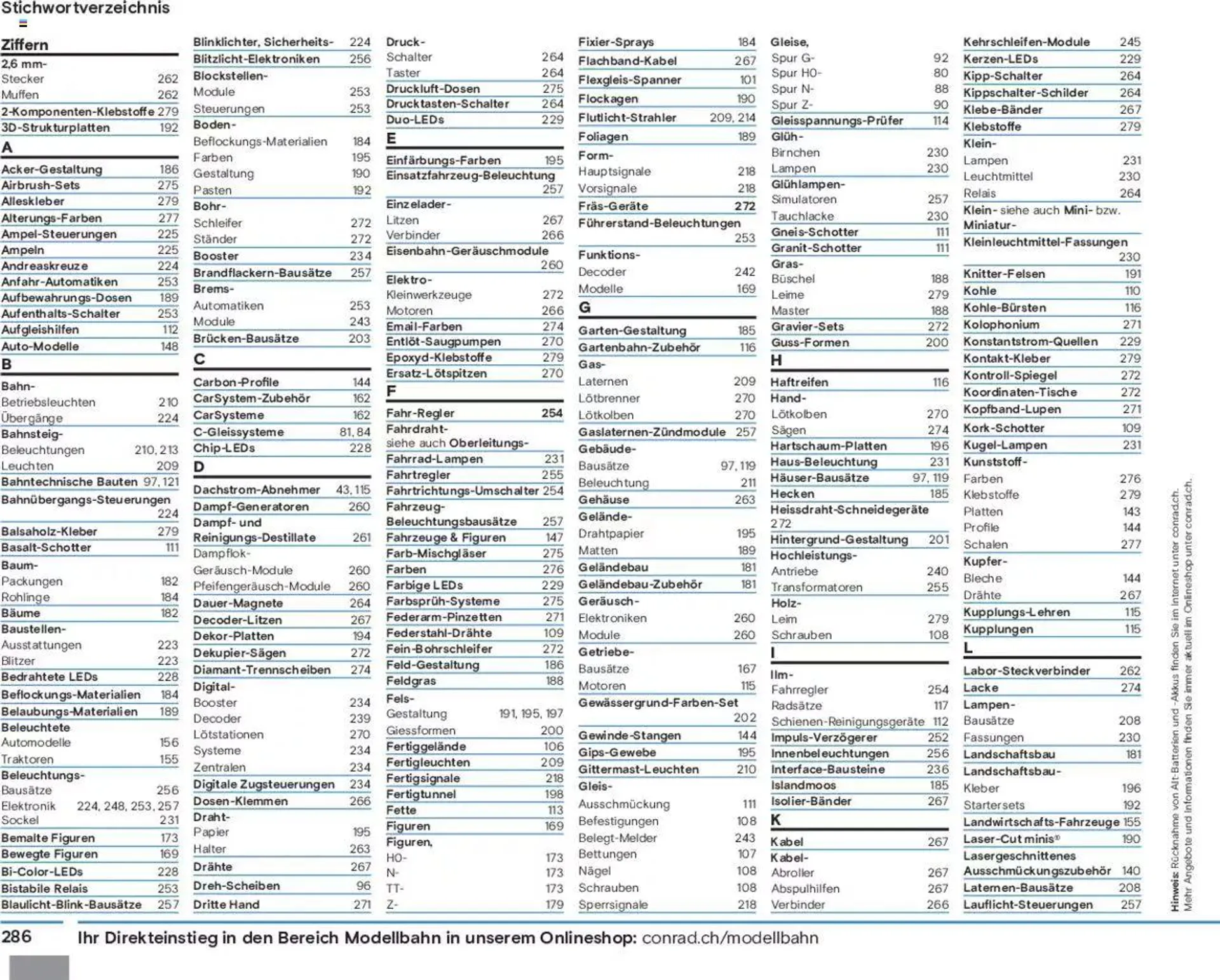 Conrad Modellbahn Katalog 2023/24 von 5. September bis 31. Dezember 2023 - Prospekt seite  288