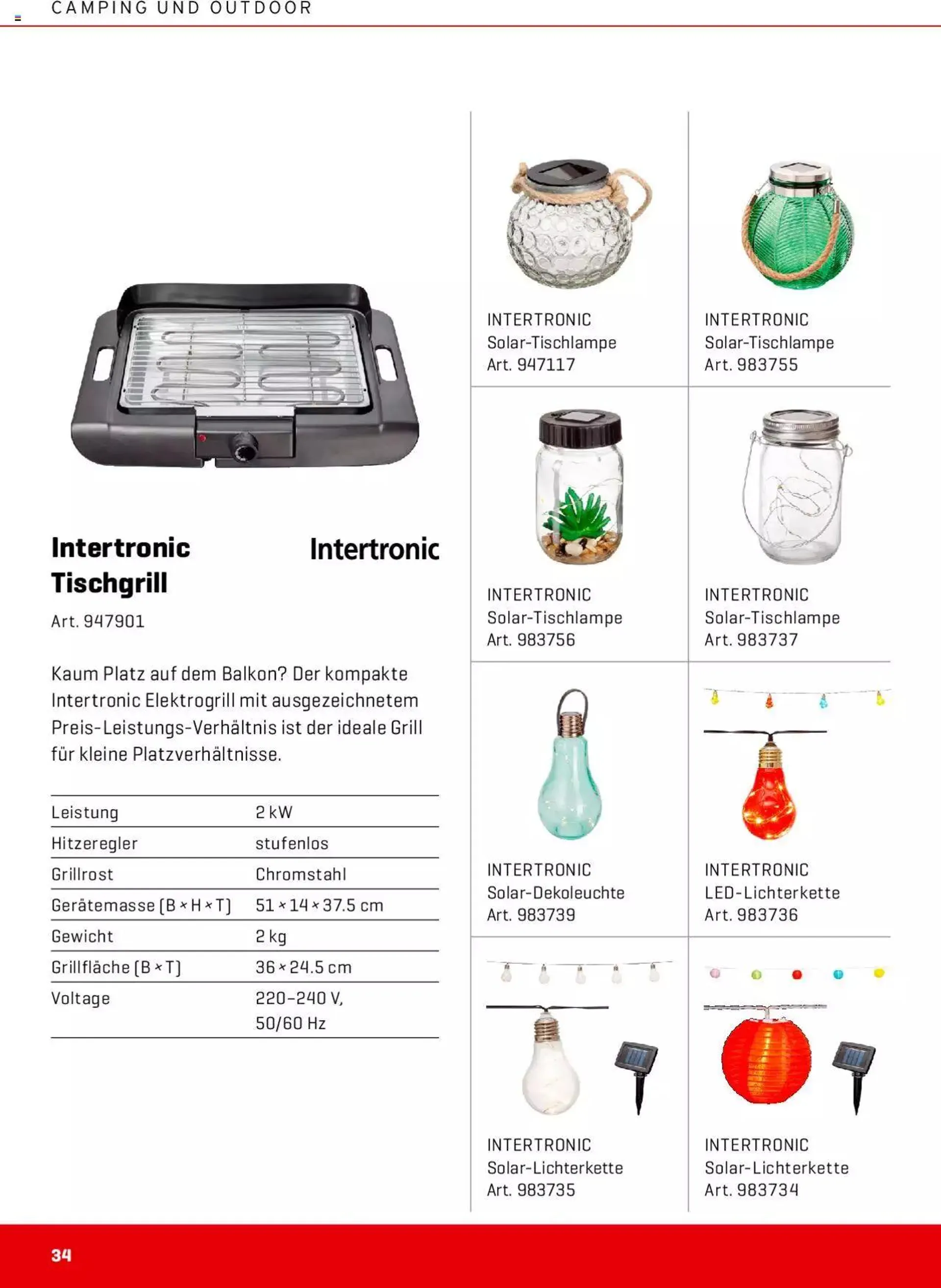 Interdiscount Prospekt Grill von 13. März bis 31. Dezember 2023 - Prospekt seite  34