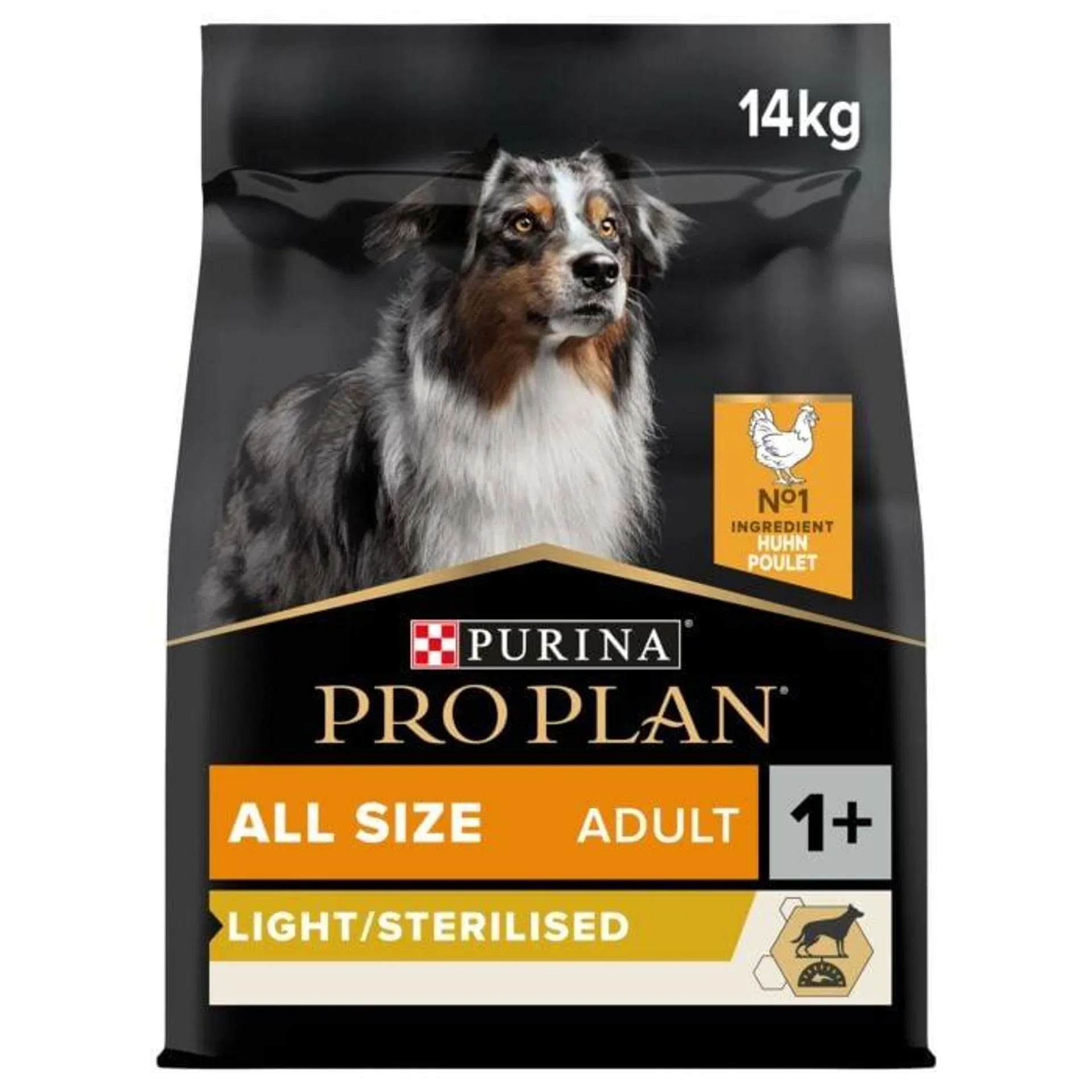 Pro Plan Dog Adult Light/Sterilised OPTI WEIGHT Huhn