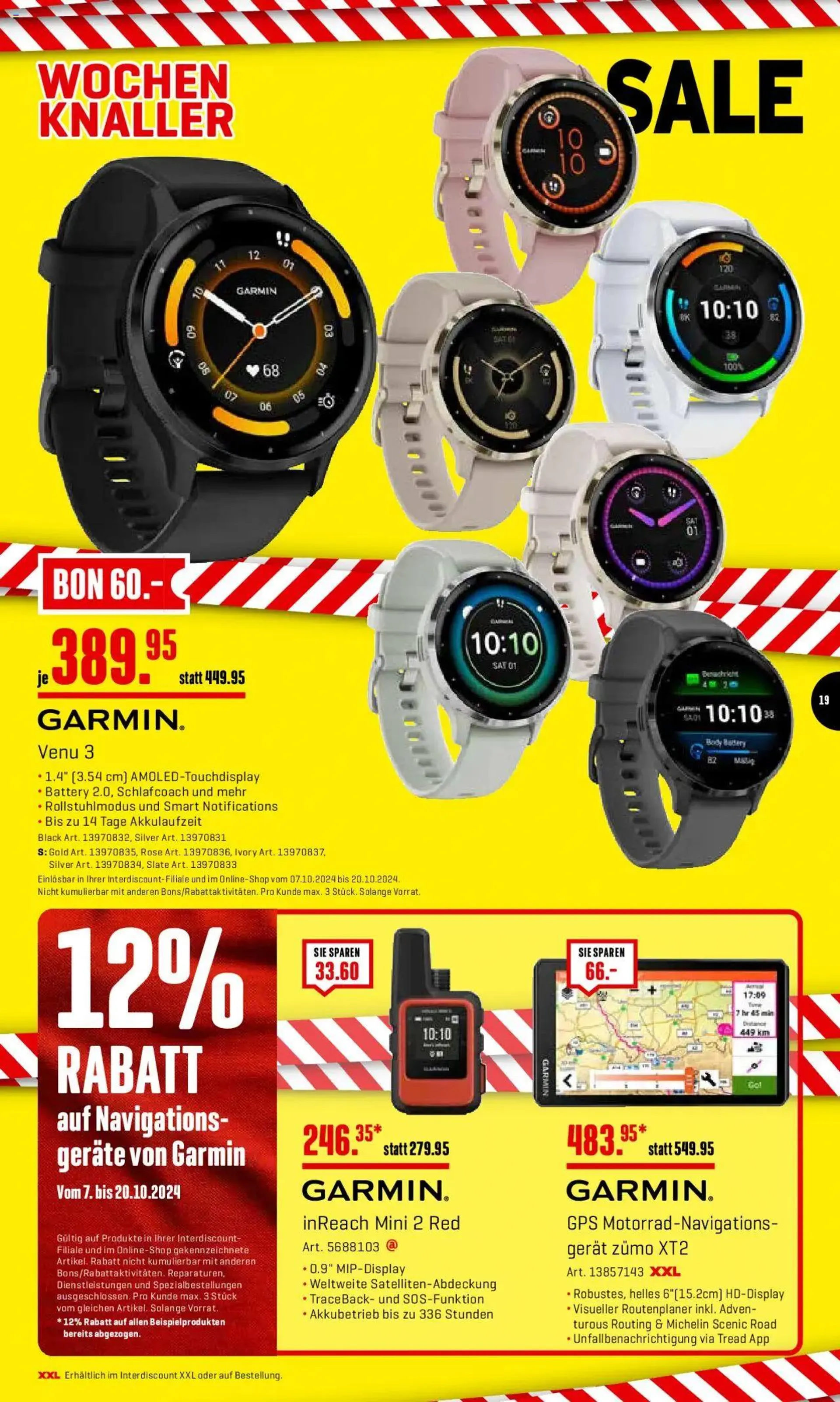 Interdiscount Aktionen von 7. Oktober bis 20. Oktober 2024 - Prospekt seite  19
