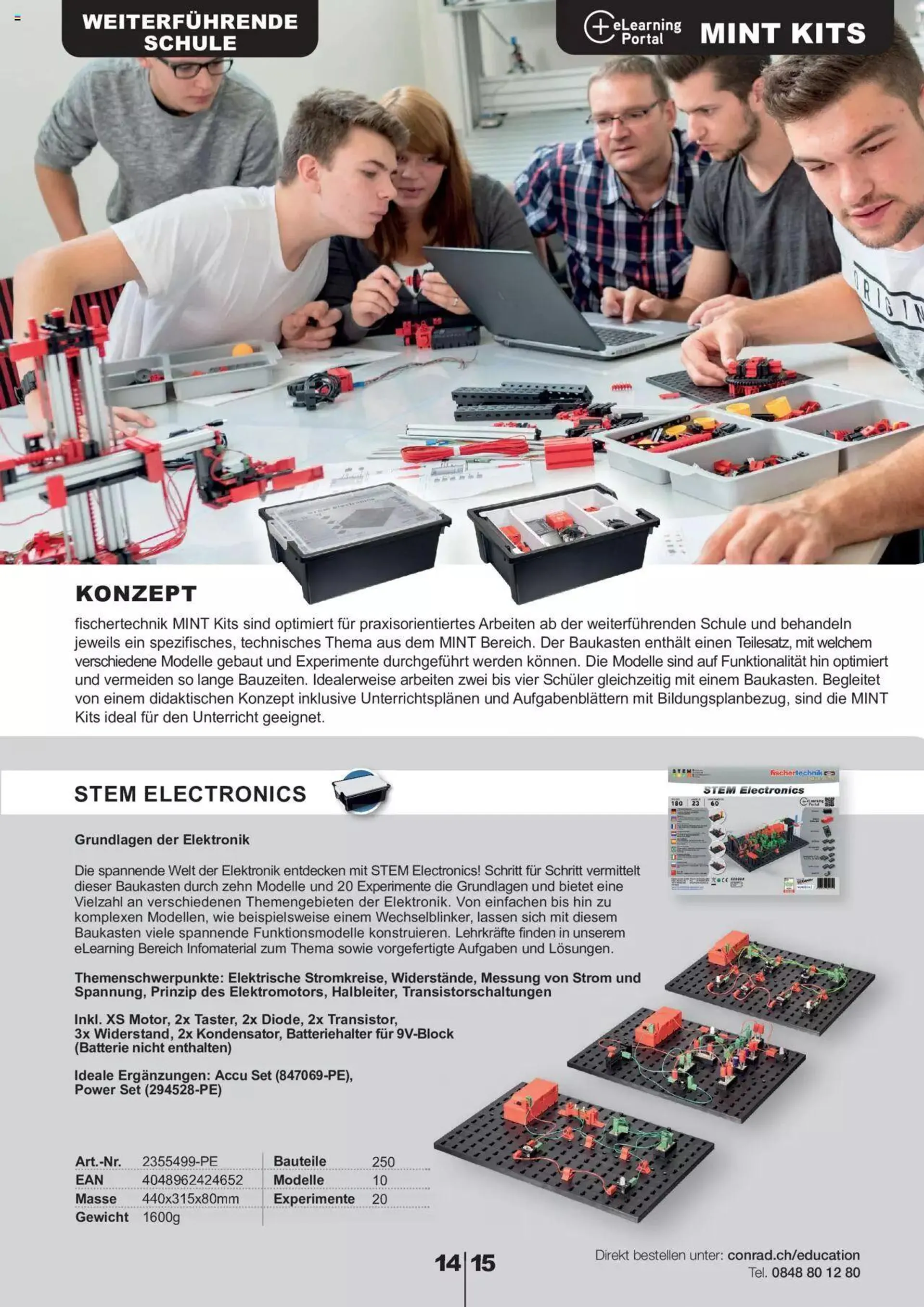Conrad - Fischertechnik Education von 21. Februar bis 31. Dezember 2023 - Prospekt seite  15