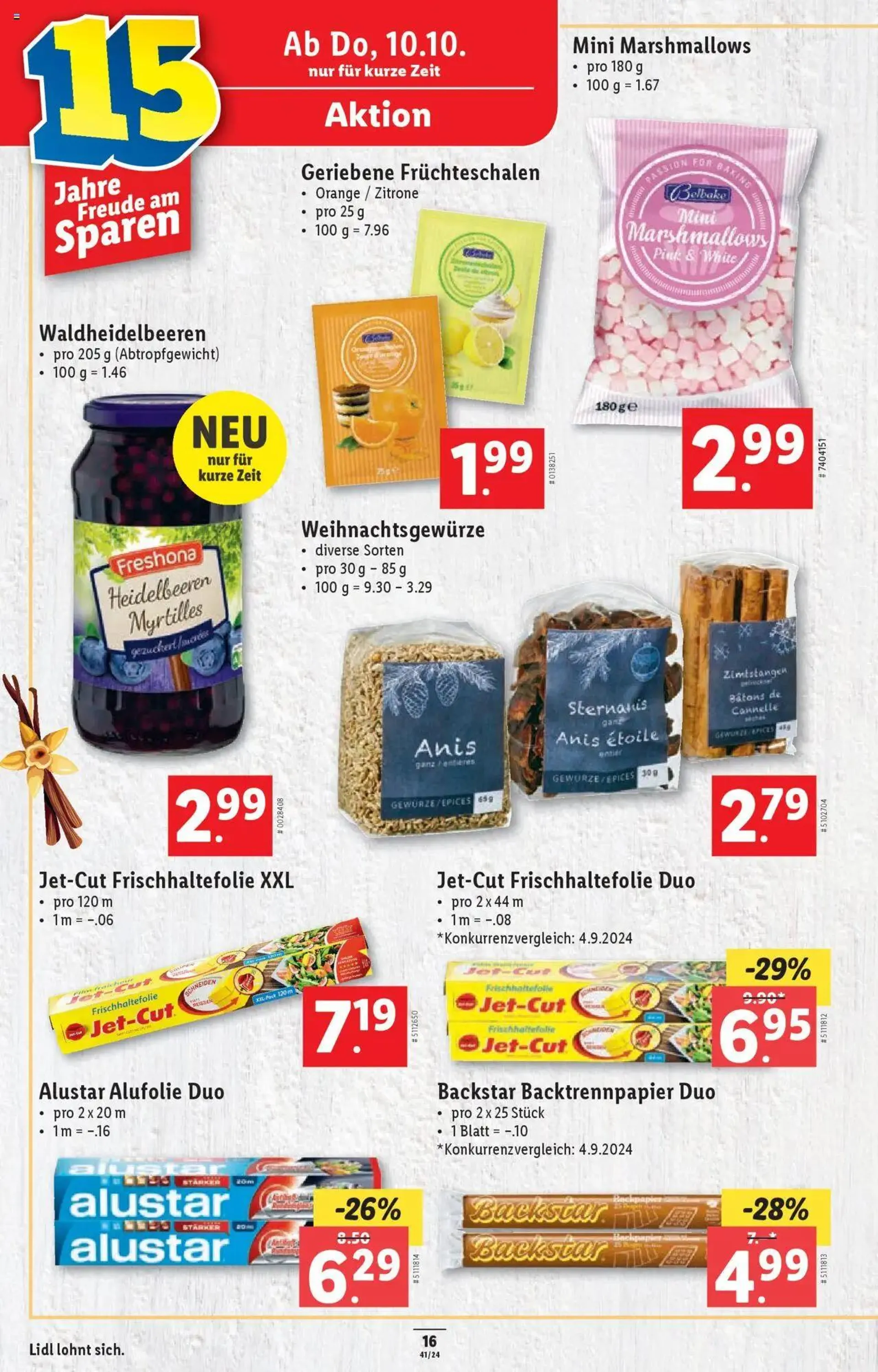 Lidl Aktionen von 10. Oktober bis 16. Oktober 2024 - Prospekt seite  16