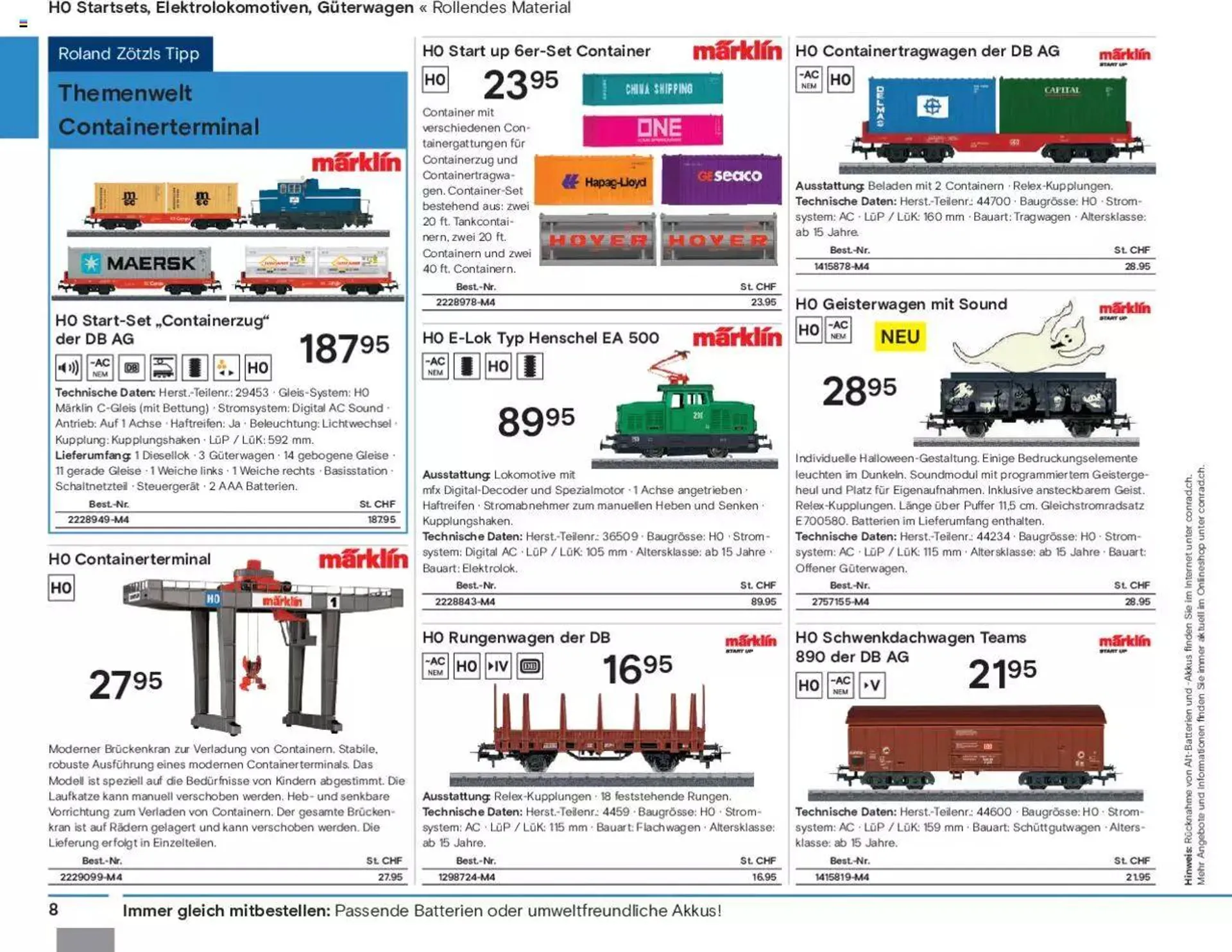 Conrad Modellbahn Katalog 2023/24 von 5. September bis 31. Dezember 2023 - Prospekt seite  10