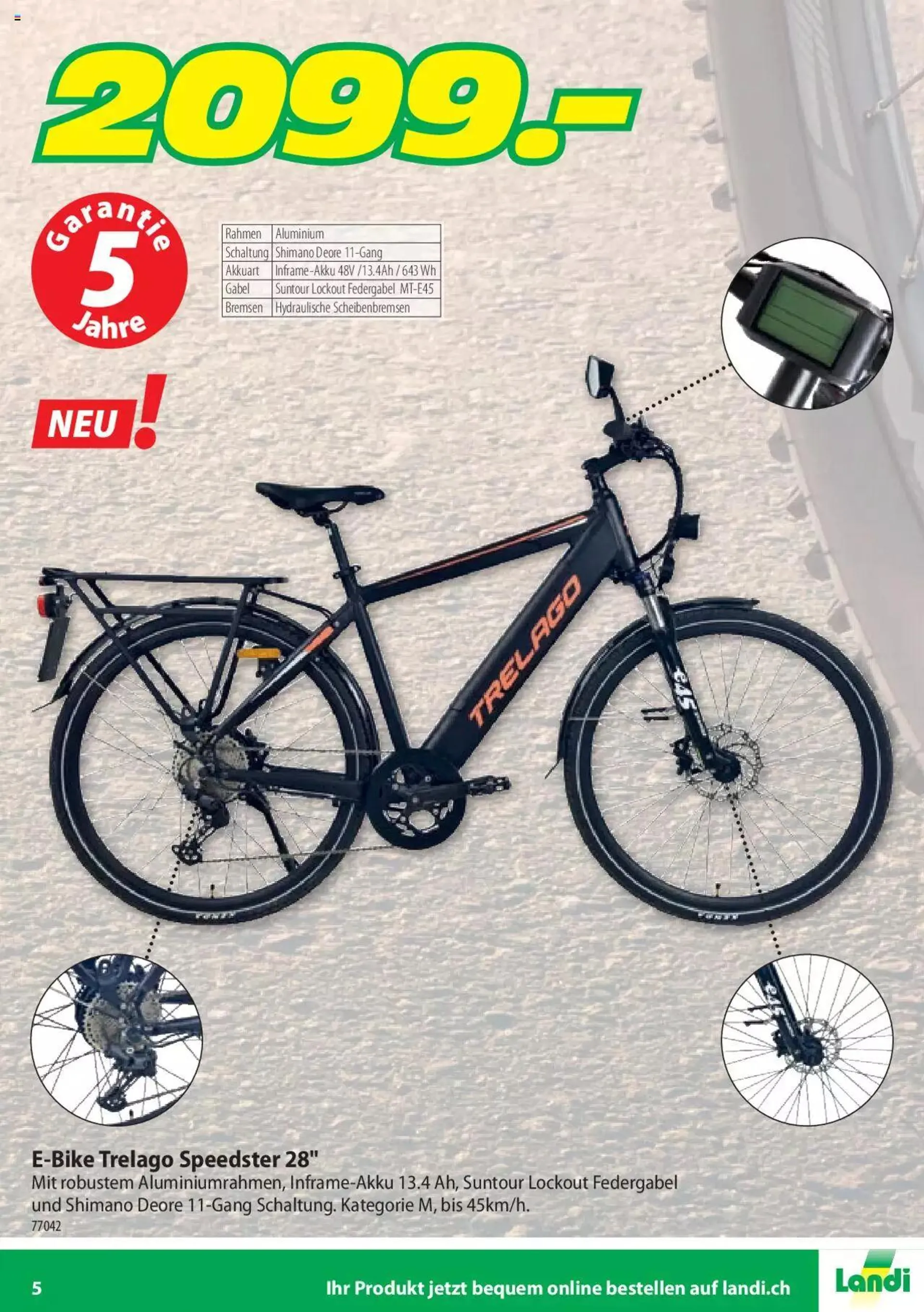 Landi - Velo und Zubehör 2022 von 24. März bis 31. Dezember 2023 - Prospekt seite  5