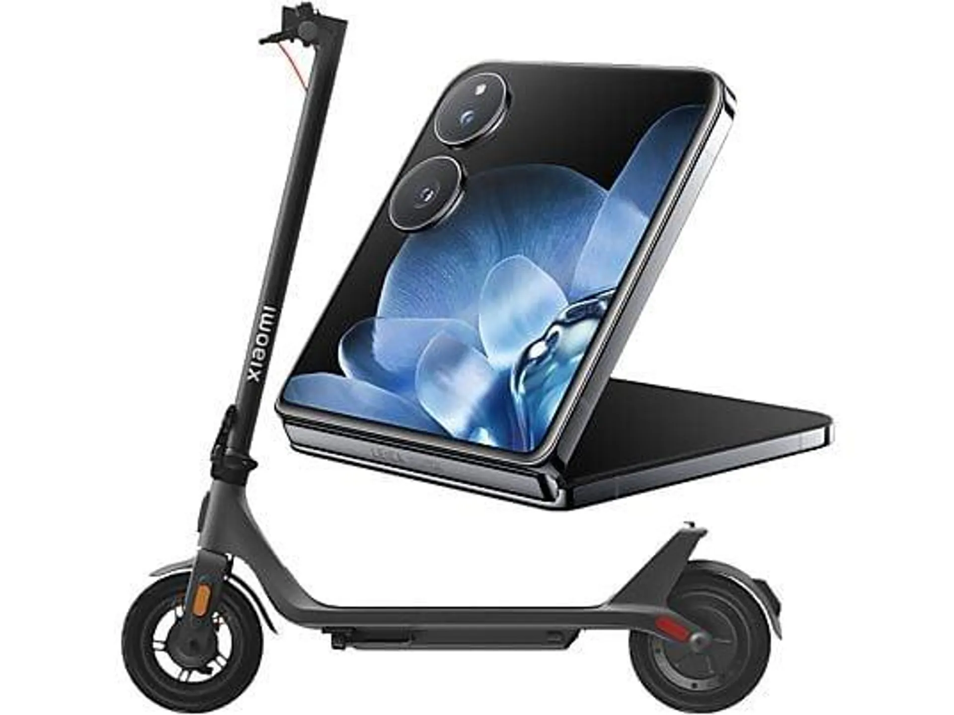 XIAOMI MIX Flip + Electric Scooter 4 Lite (2. Gen) Swiss Edition Launch Edition 512 GB Black Dual SIM