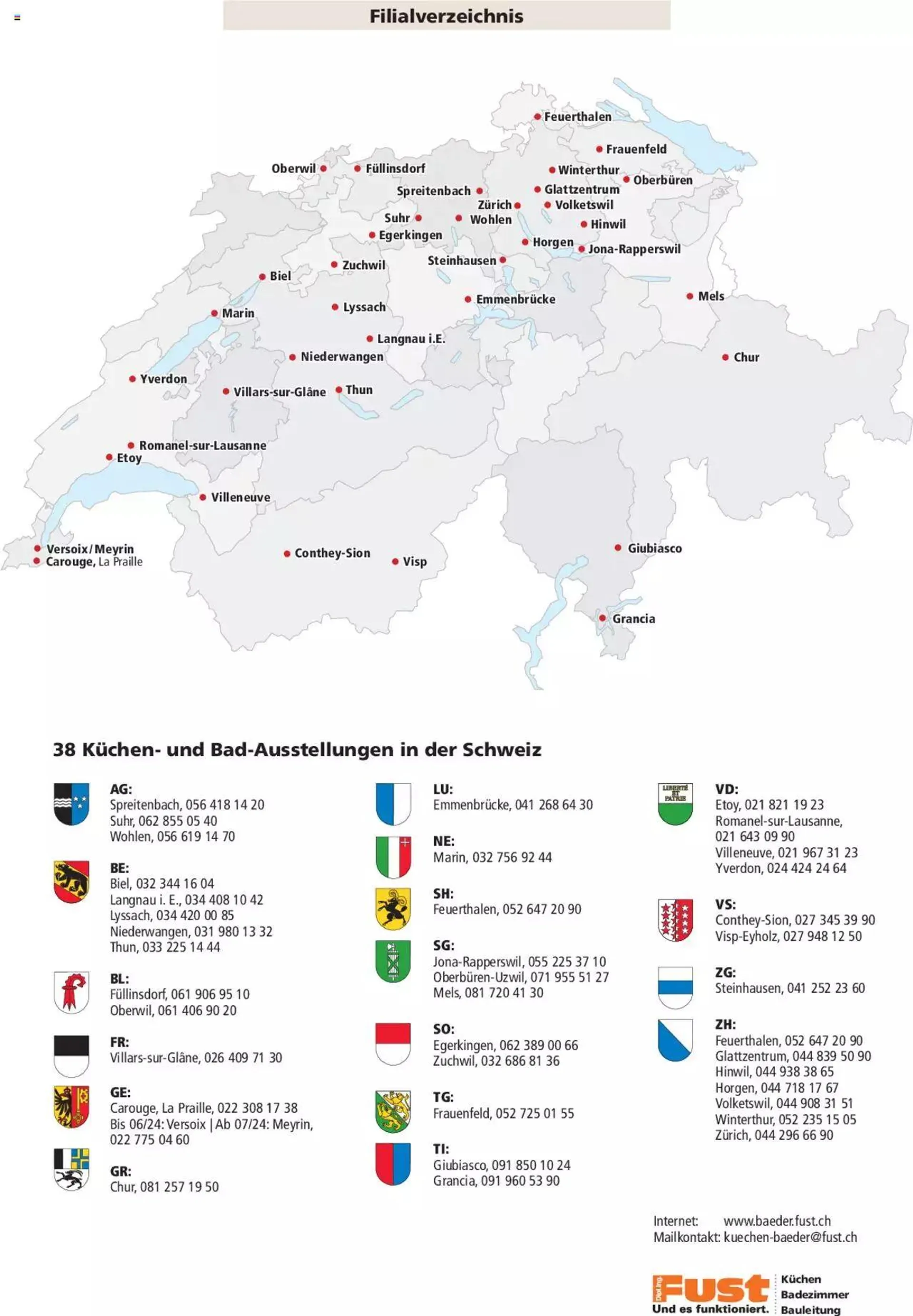 Fust Aktionen Badezimmermagazin von 17. April bis 31. Dezember 2024 - Prospekt seite  295