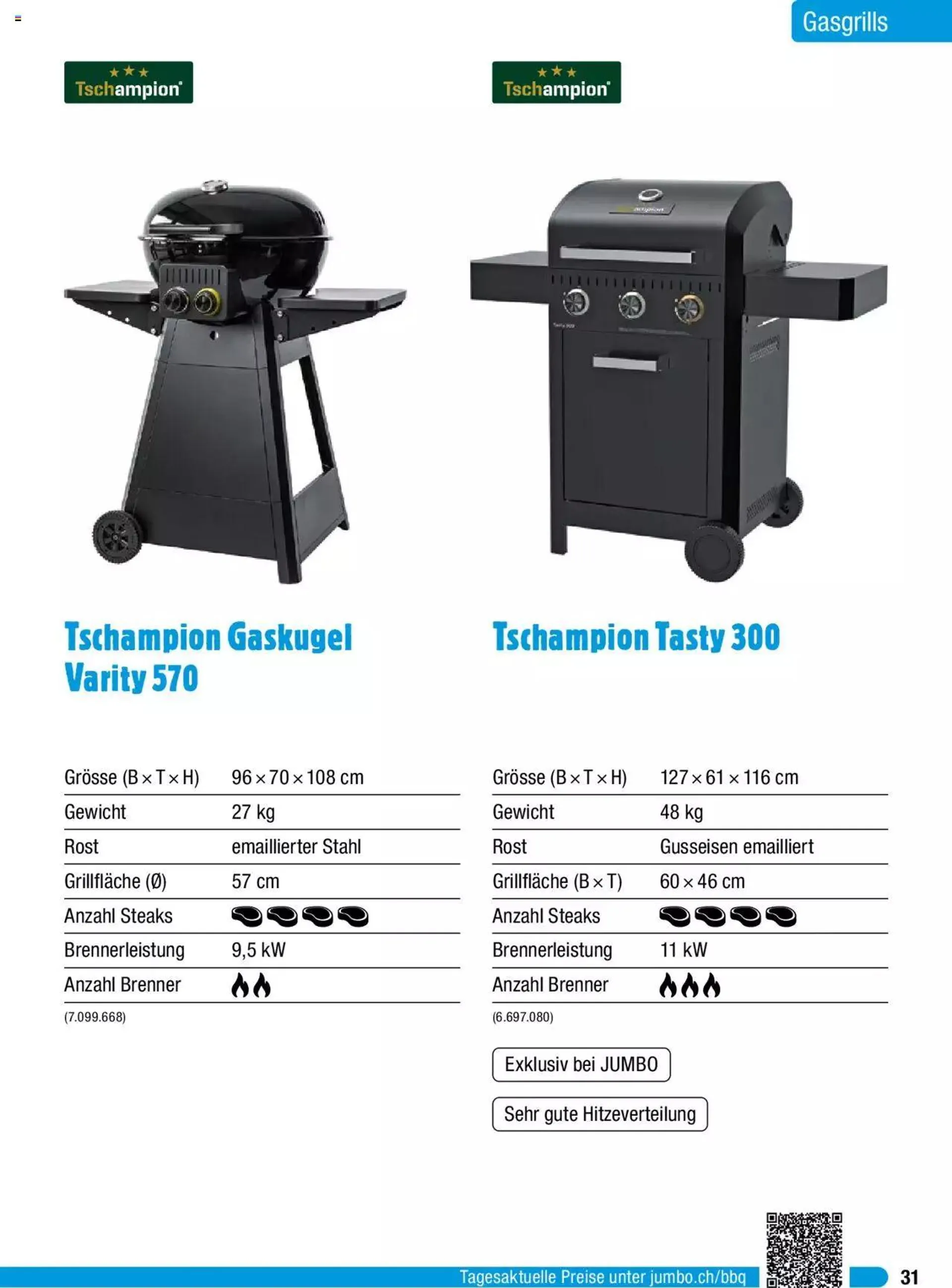 Jumbo Grosse Grillbroschure 2023 von 27. Februar bis 31. Dezember 2023 - Prospekt seite  31