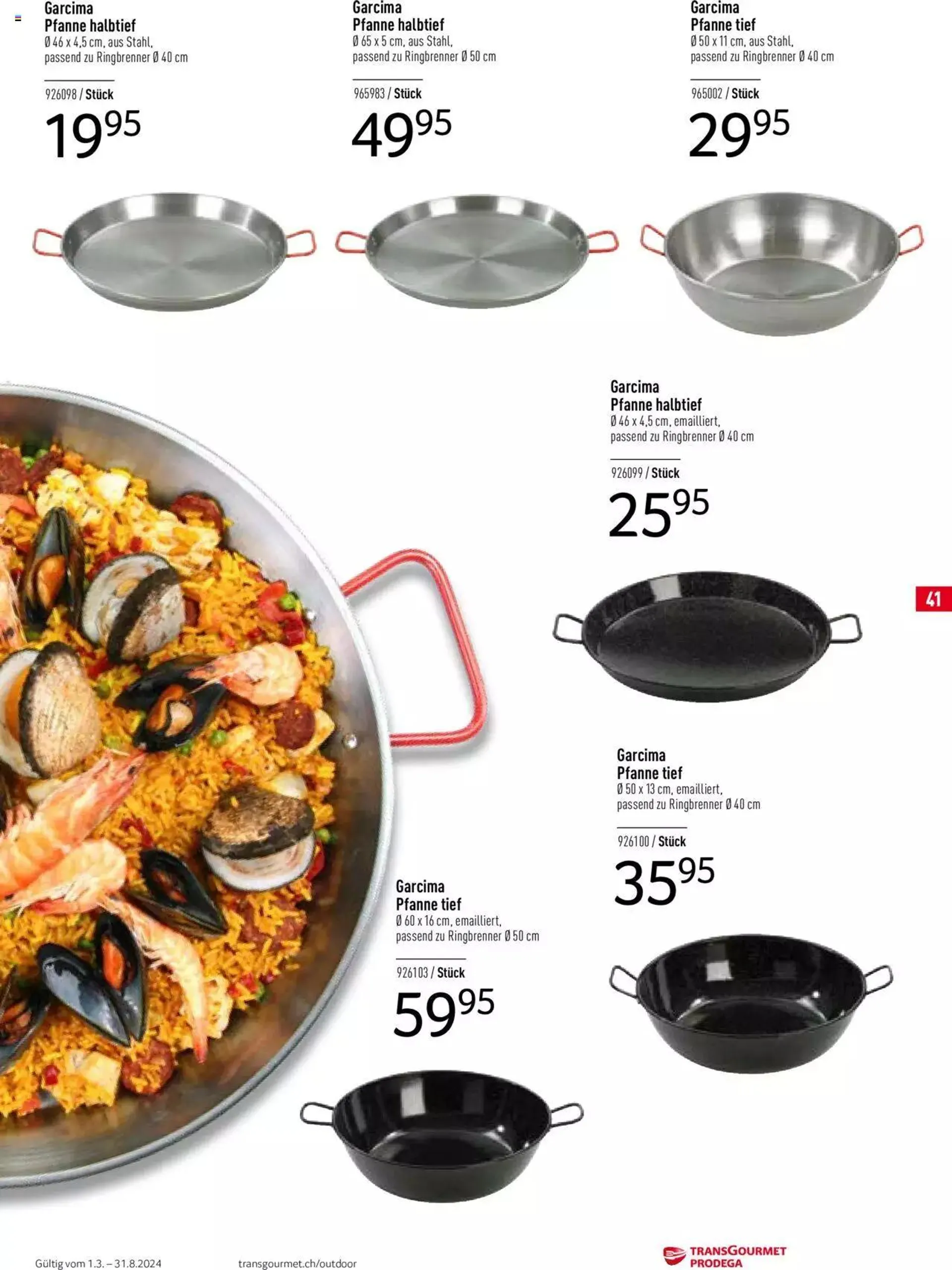 Prodega Outdoor Katalog 2024 von 26. Februar bis 26. Februar 2025 - Prospekt seite  41