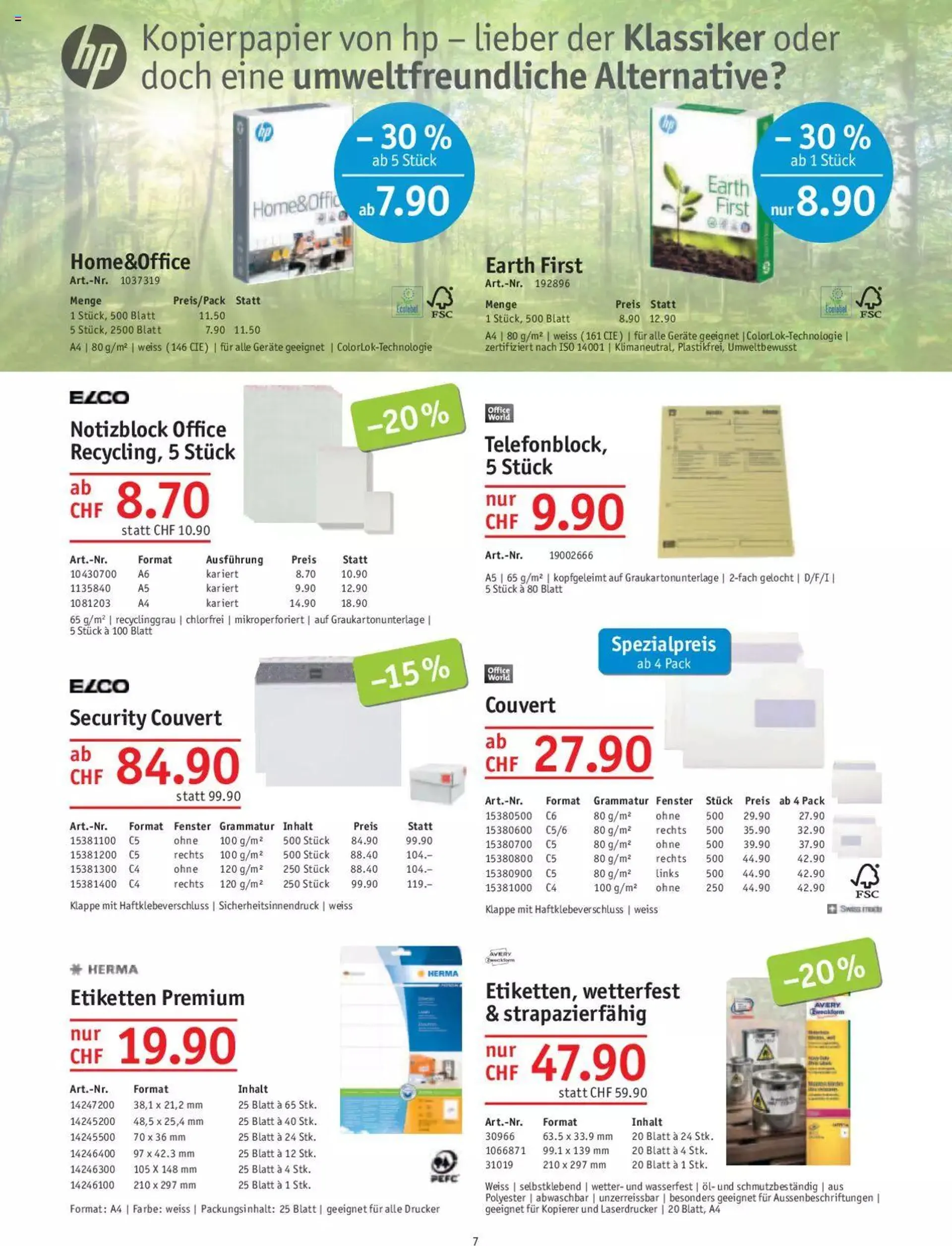 Office World Aktionen von 30. November bis 27. Dezember 2023 - Prospekt seite  7