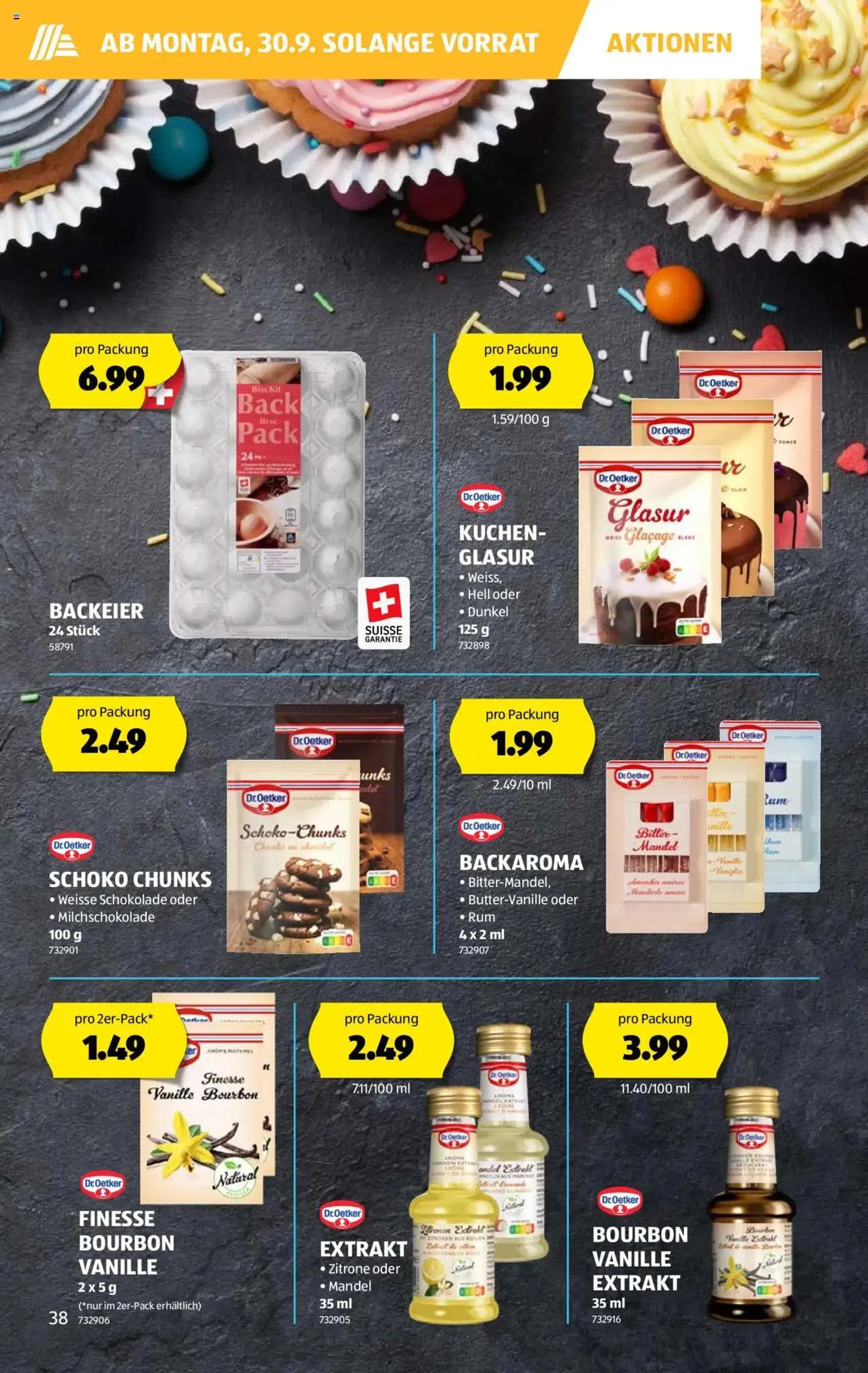 Aldi Aktionen von 26. September bis 2. Oktober 2024 - Prospekt seite  38